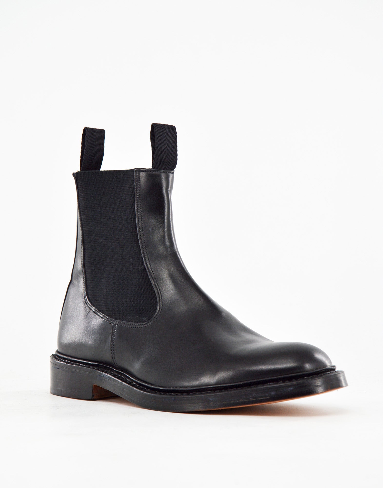 TRICKER'S Stephen Chelsea Boot Fondo Cuoio in Pelle Nera