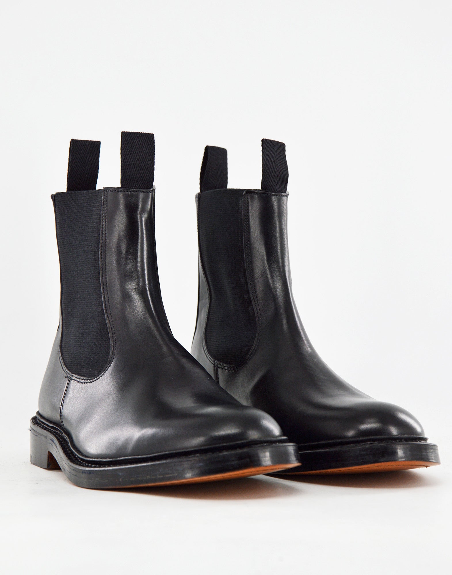 TRICKER'S Stephen Chelsea Boot Fondo Cuoio in Pelle Nera