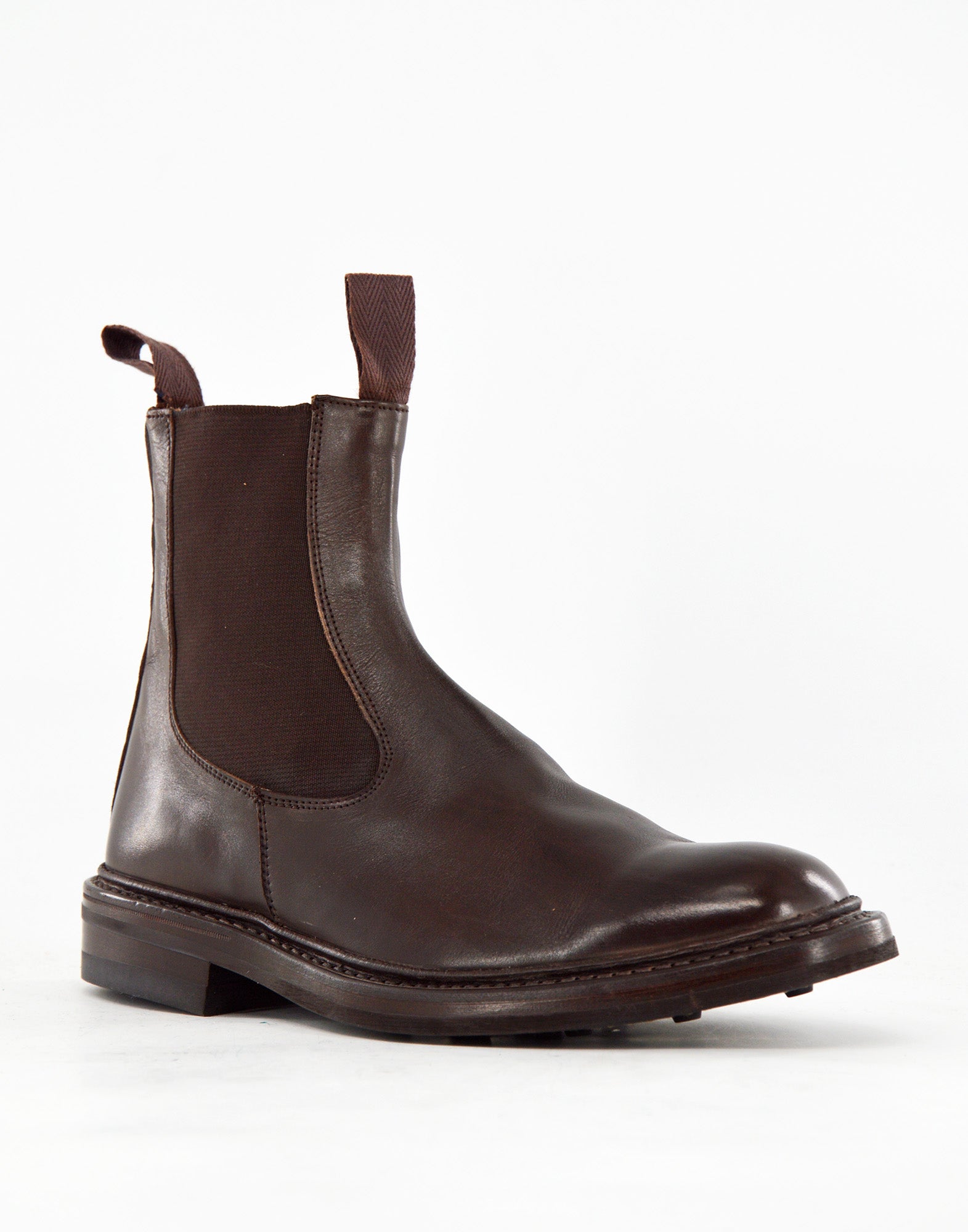 TRICKER'S Stephen Chelsea Boot Fondo Dainite in Pelle Coffe Burnished