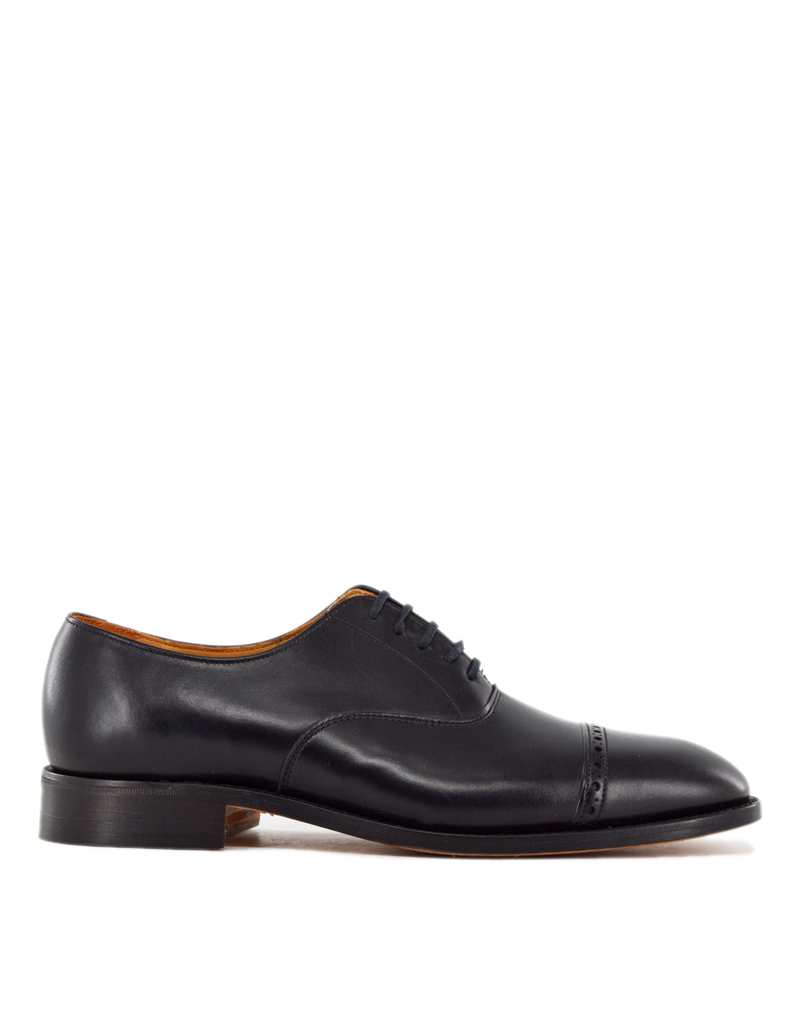 TRICKER'S Oxford Brogue in Pelle Fondo Cuoio Black