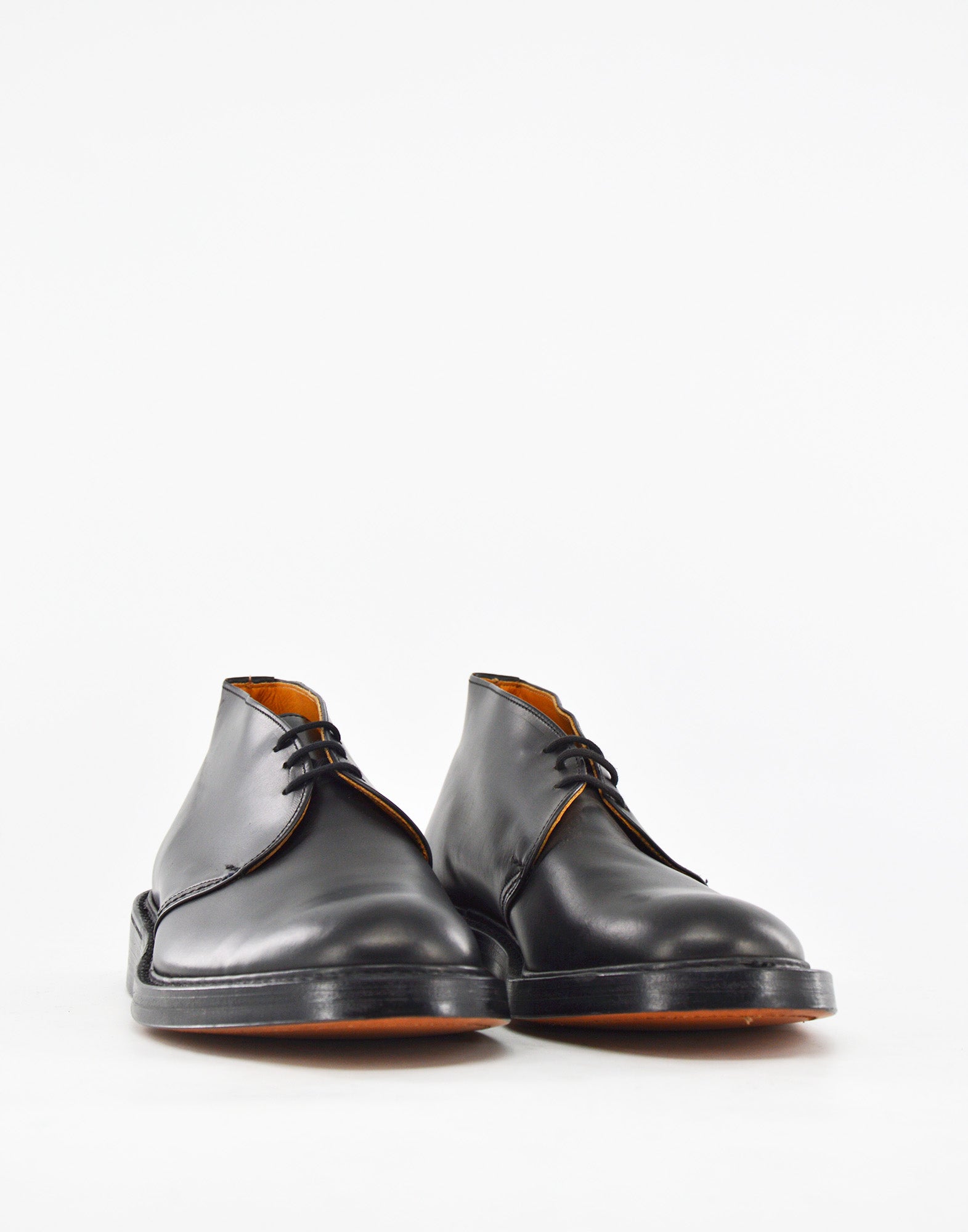 TRICKER'S Polacchino Winston in Pelle Fondo Cuoio Black