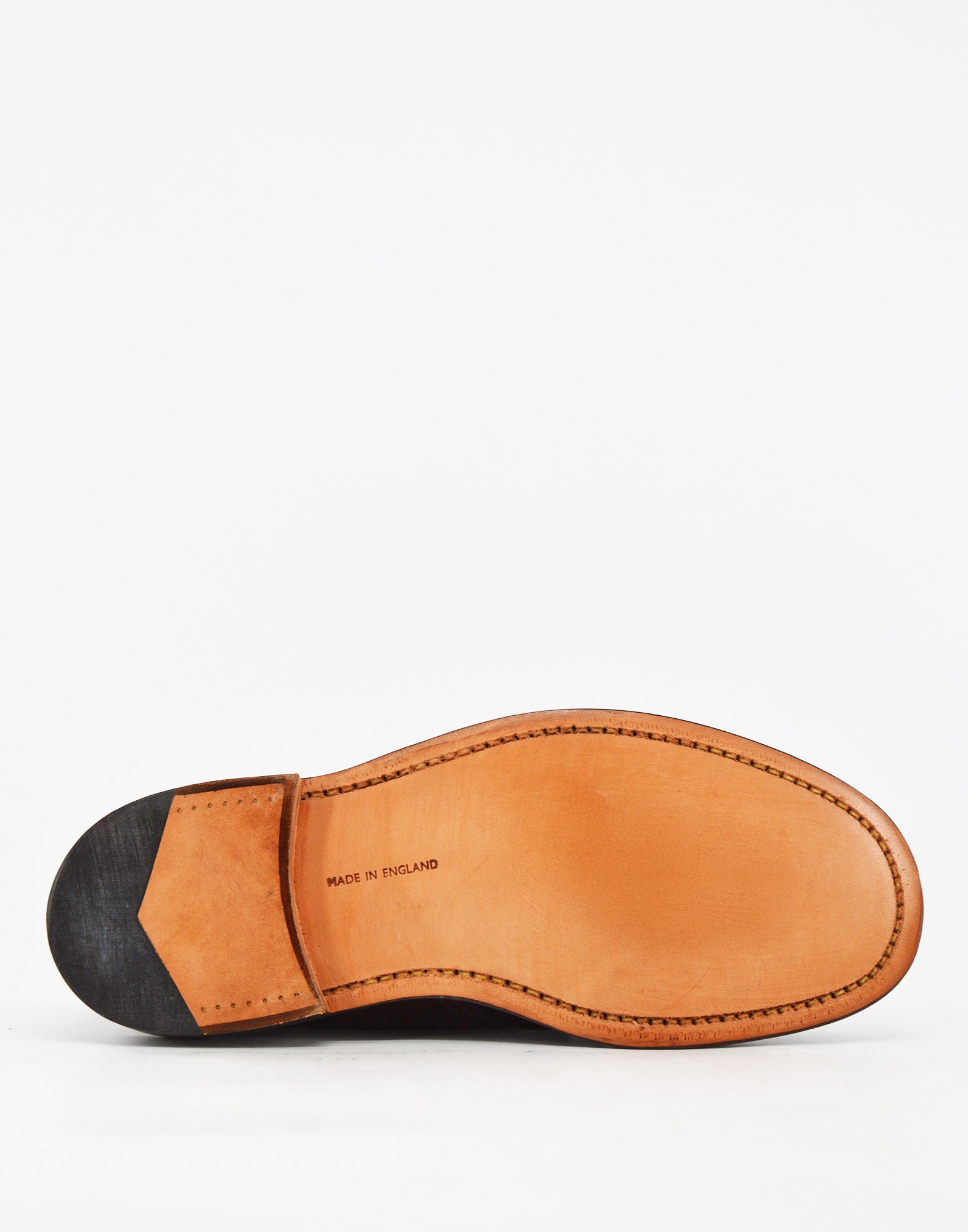 TRICKER'S Polacchino Winston in Pelle Fondo Cuoio Espresso Burnished