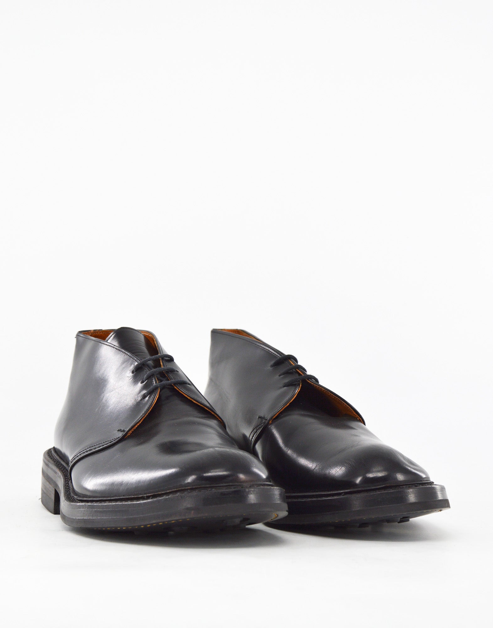 TRICKER'S Polacchino Winston in Pelle Fondo Dainite Black