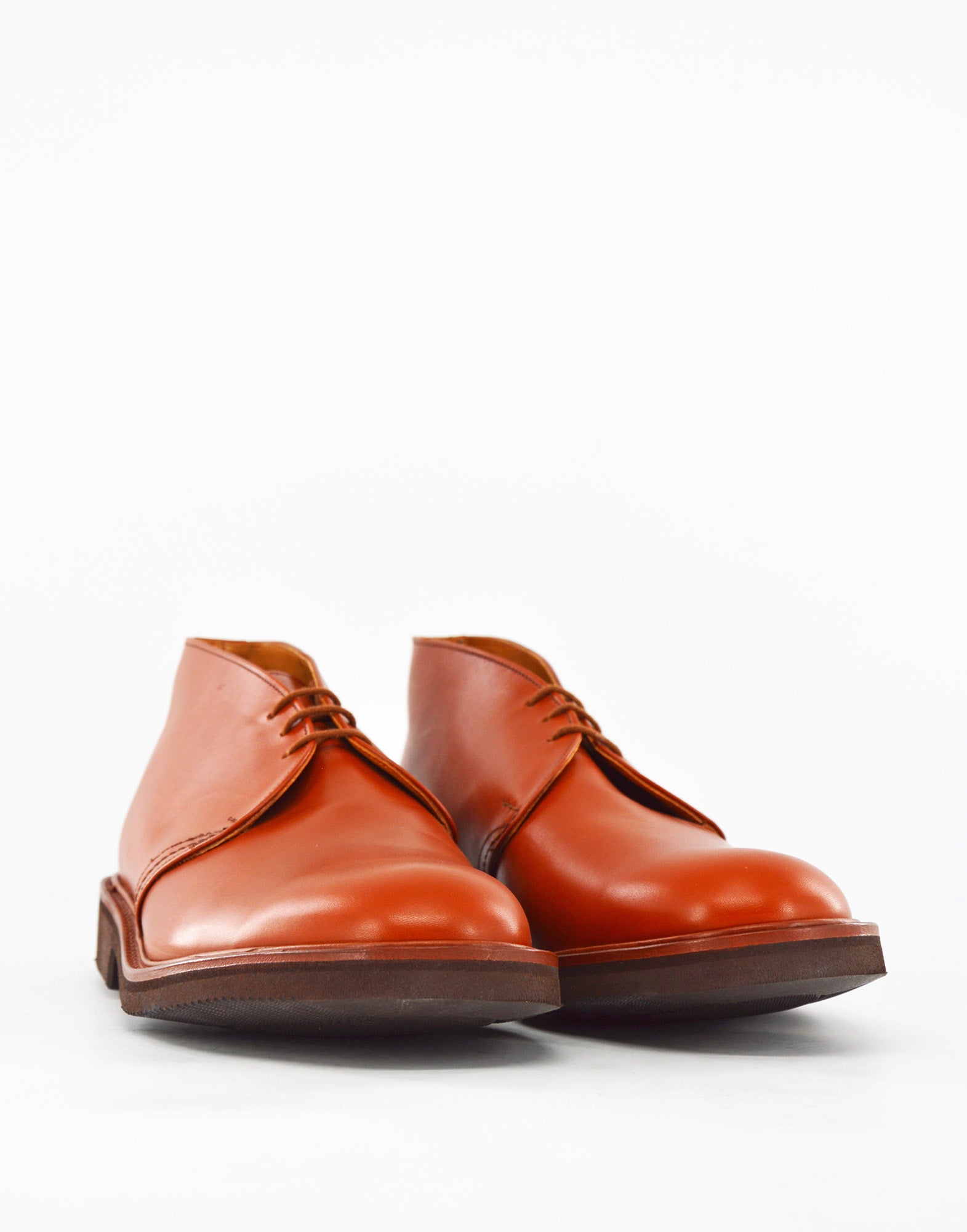 TRICKER'S Polacchino Winston in Pelle Fondo Gomma Brown