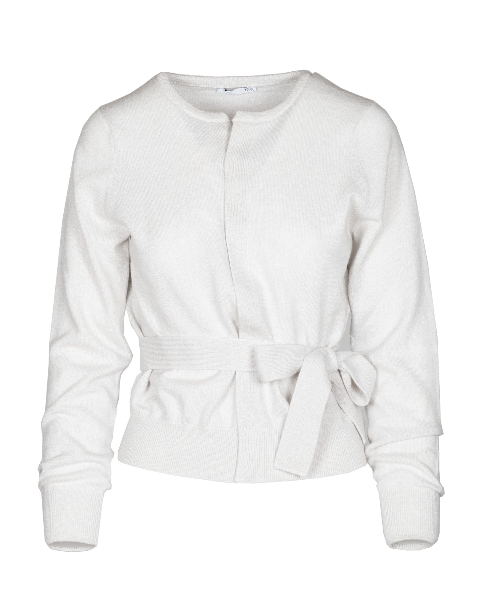 DOUUOD Cardigan in cashemere con cintura