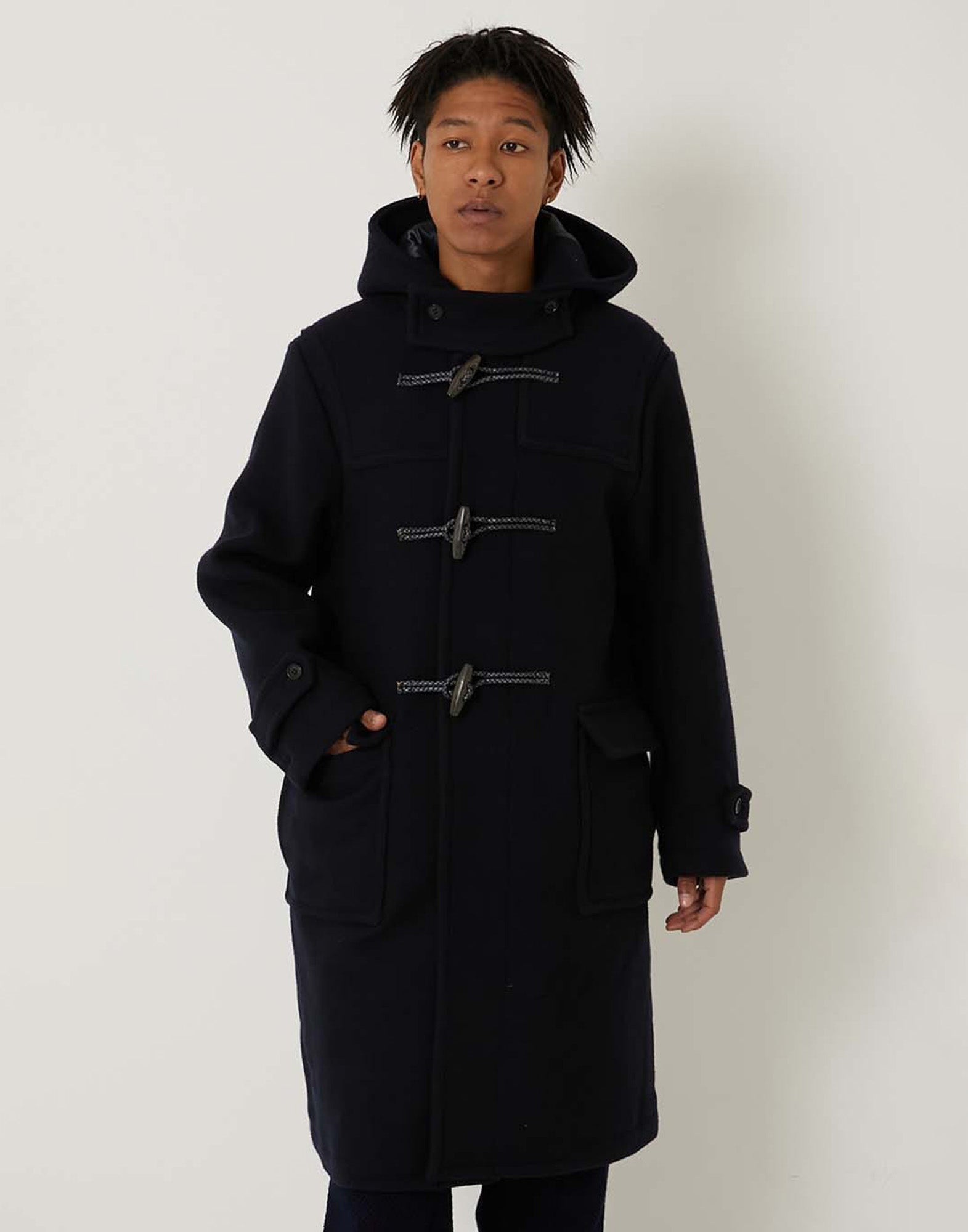 BLUE BLUE JAPAN Montgomery in Tessuto Melton Unisex