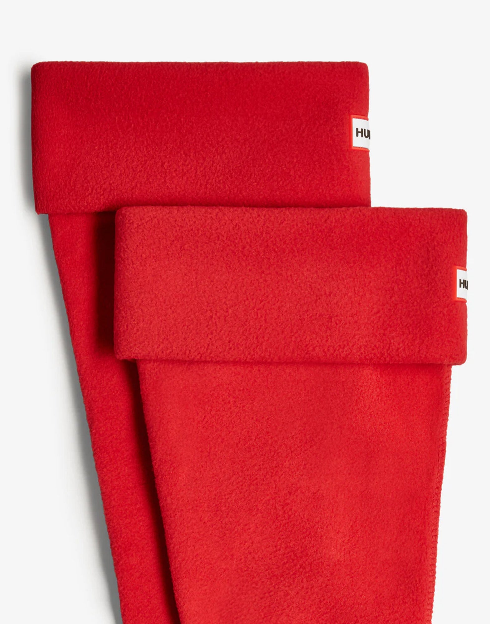 HUNTER Calze Alte con Polsino in Pile Riciclato Military Red