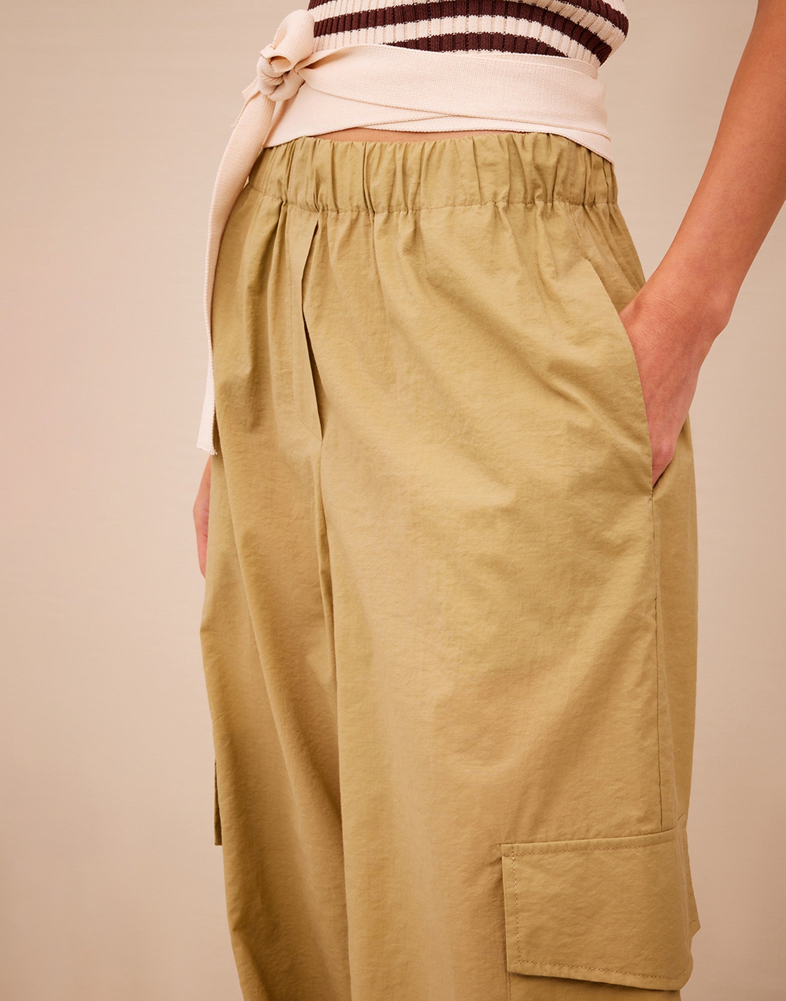 ERIKA CAVALLINI Pantalone Jennifer in Voile di Cotone