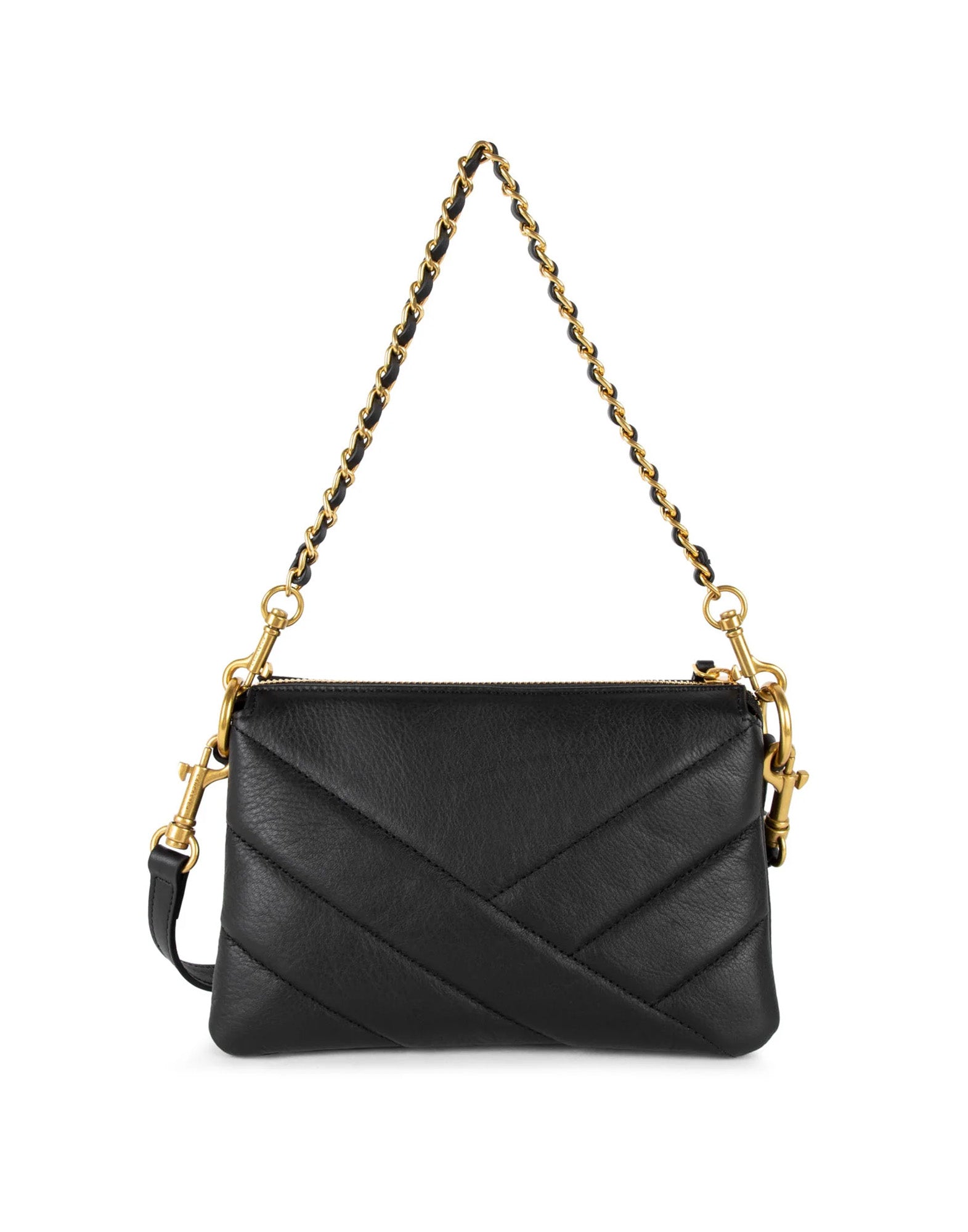 LANCASTER Piccola Pochette Soft Matelassé Noir