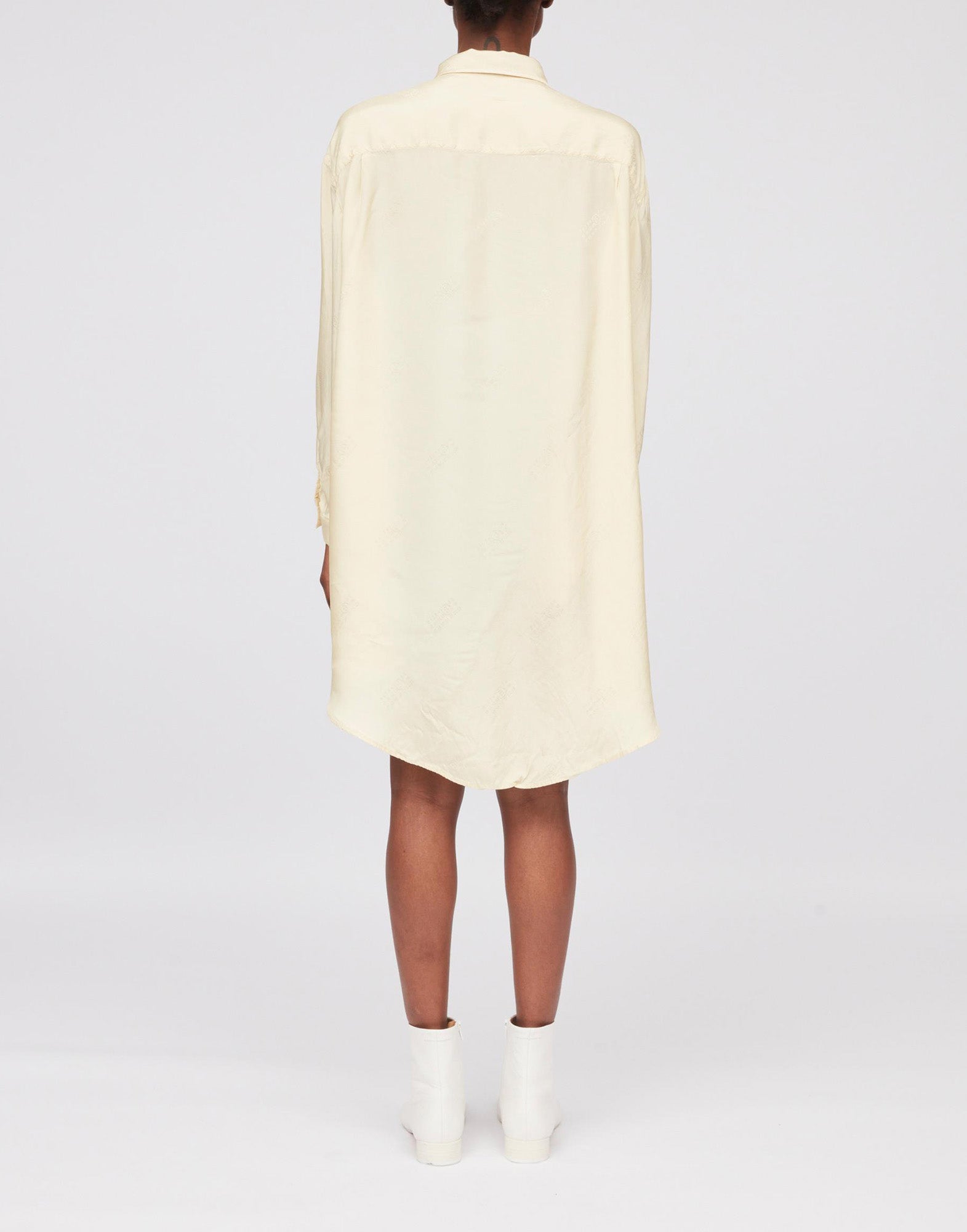 MM6 MAISON MARGIELA Abito Camicia con Numeric Signature