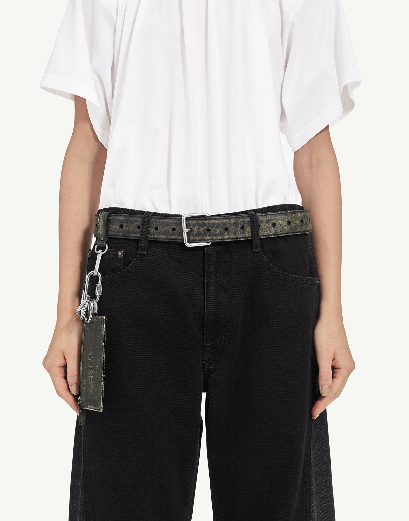 MM6 MAISON MARGIELA Cintura effetto distressed