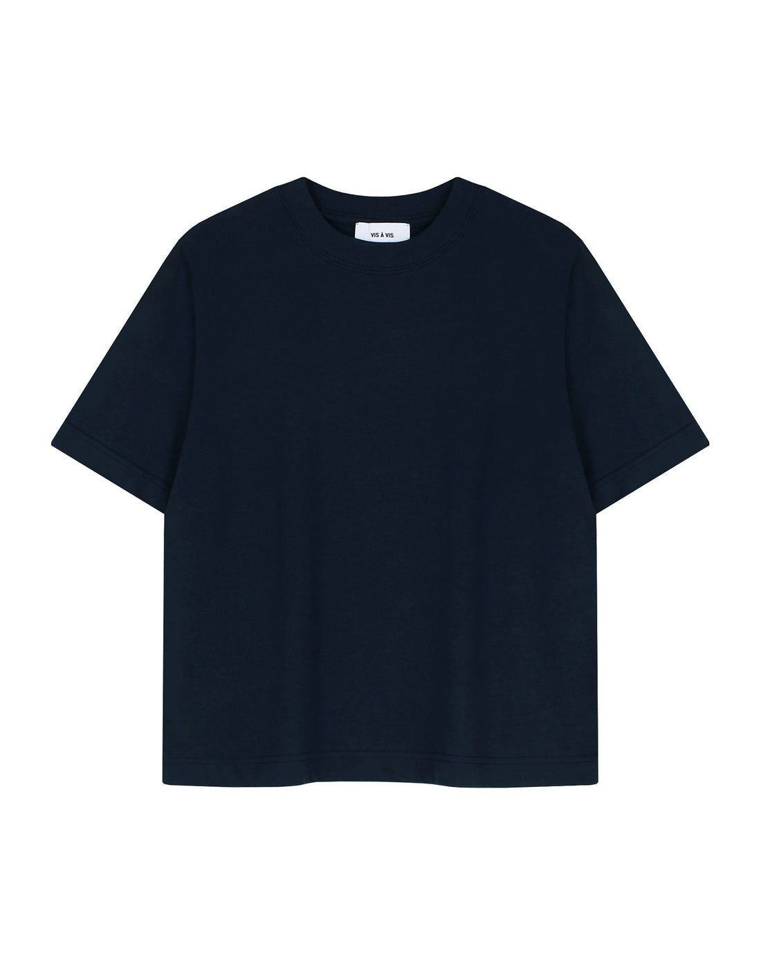 VIS A VIS T-shirt a Maniche Corte Blu Navy