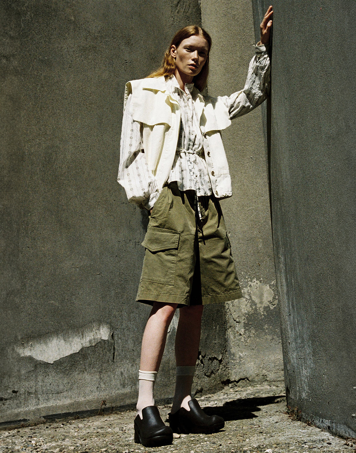 SEA NY Bermuda Cargo Karina in Cotone Tan