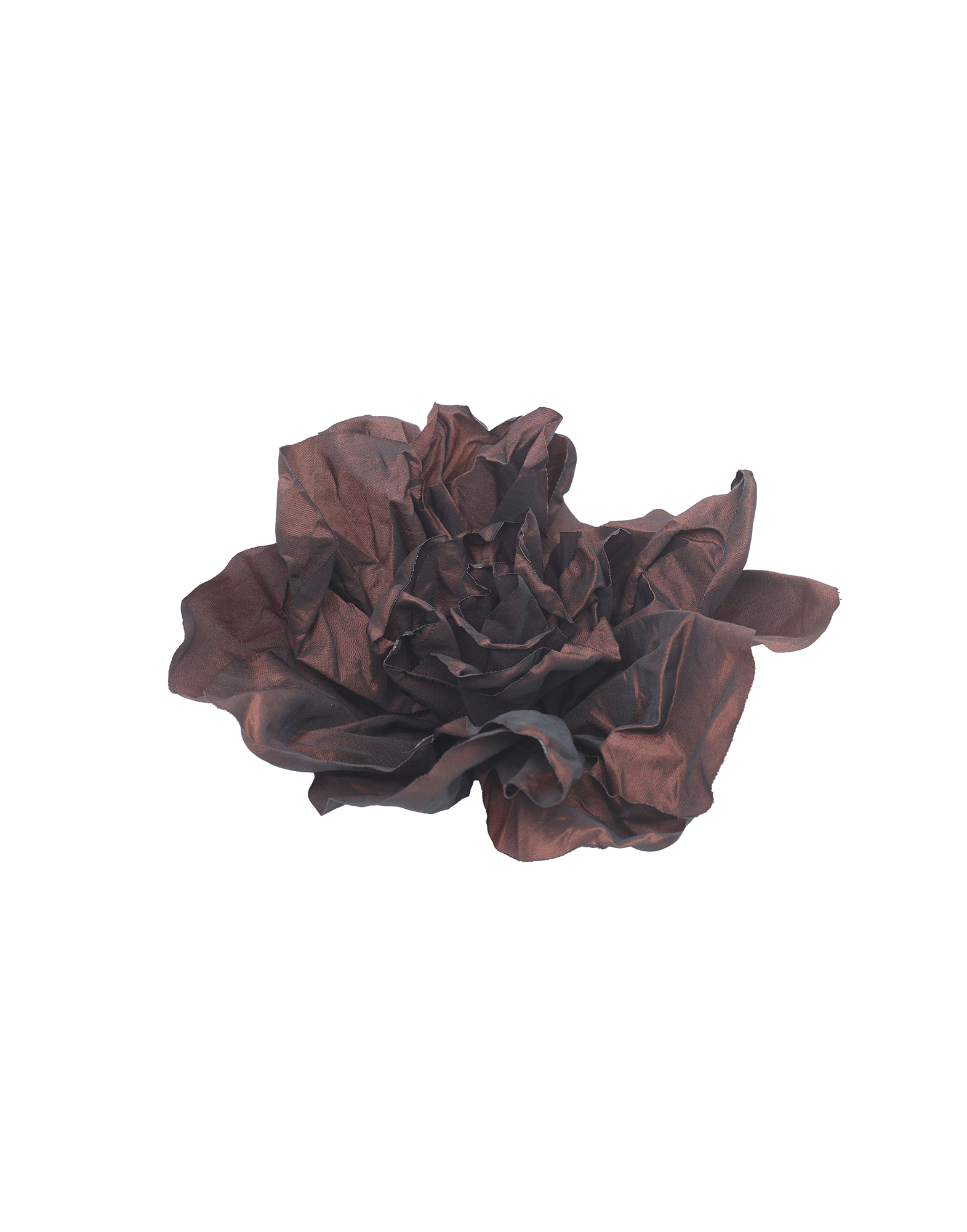 DOUUOD Spilla Fiore in Taffetà Ciocco