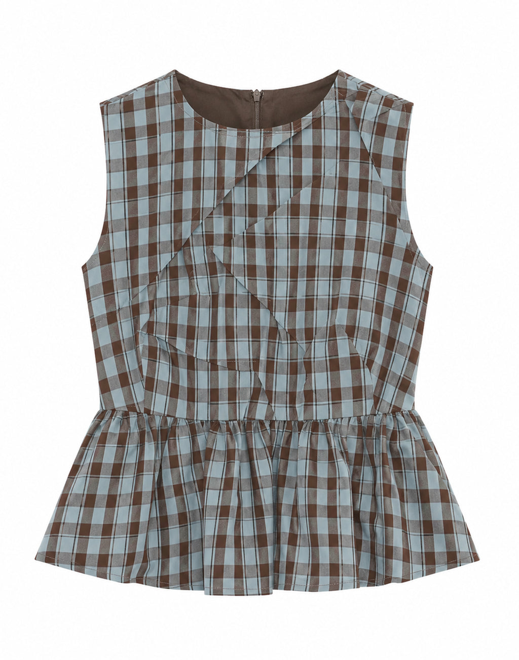 SEA NY Tank Top Ophelia in Cotone a Quadri
