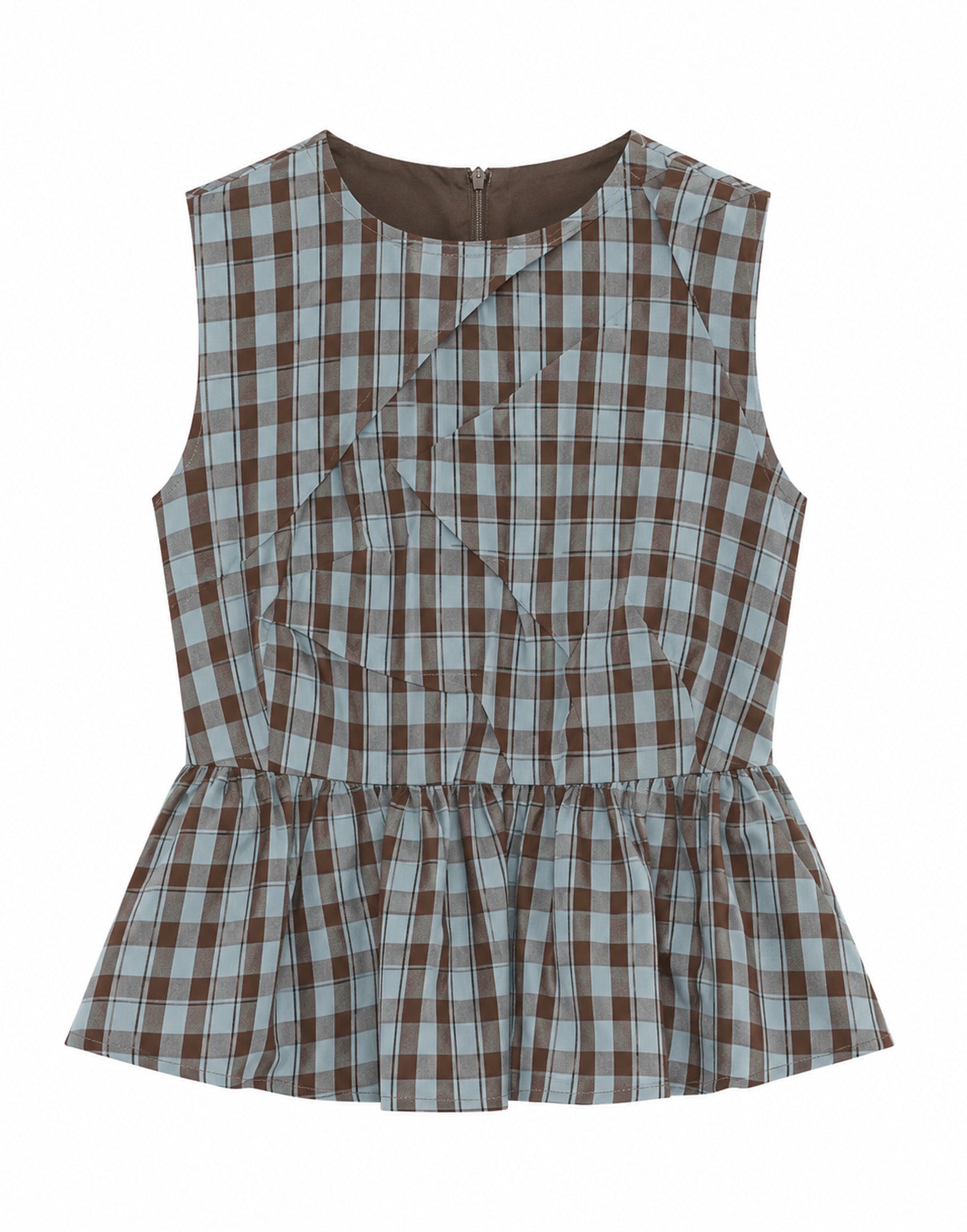 SEA NY Tank Top Ophelia in Cotone a Quadri