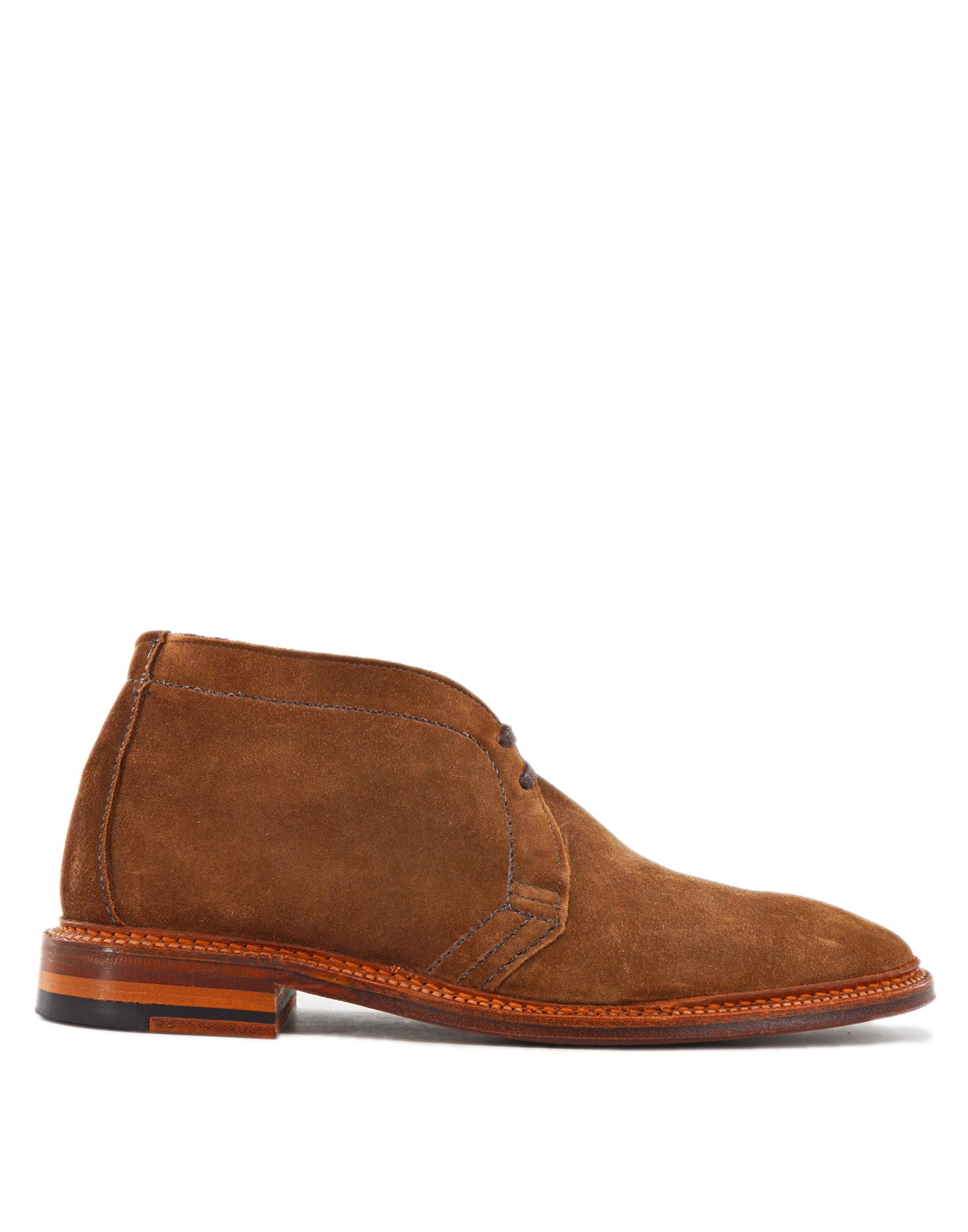 ALDEN Chukka Boot in Suede Fondo Cuoio Humus
