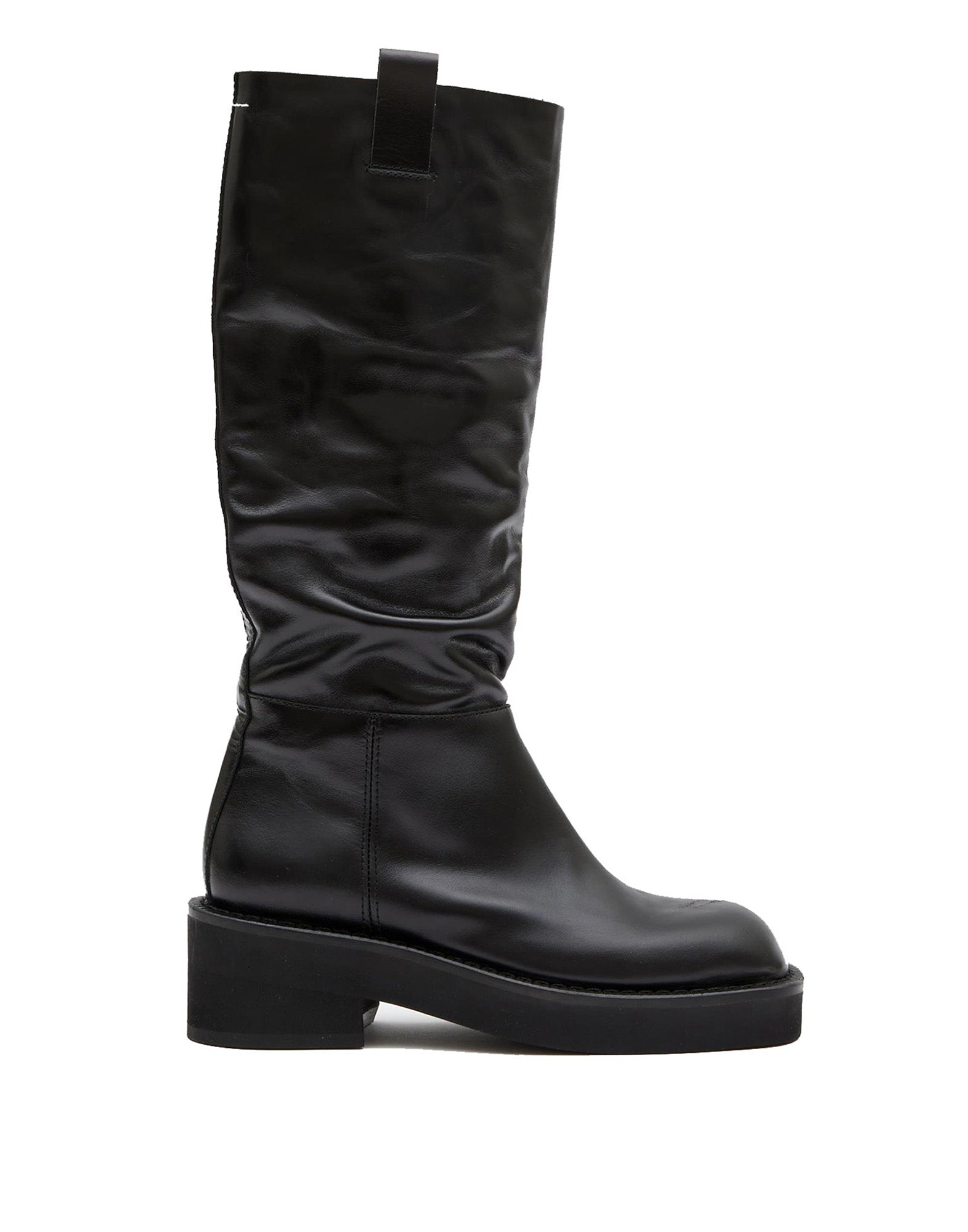 MM6 MAISON MARGIELA Stivale in Vitello Spazzolato