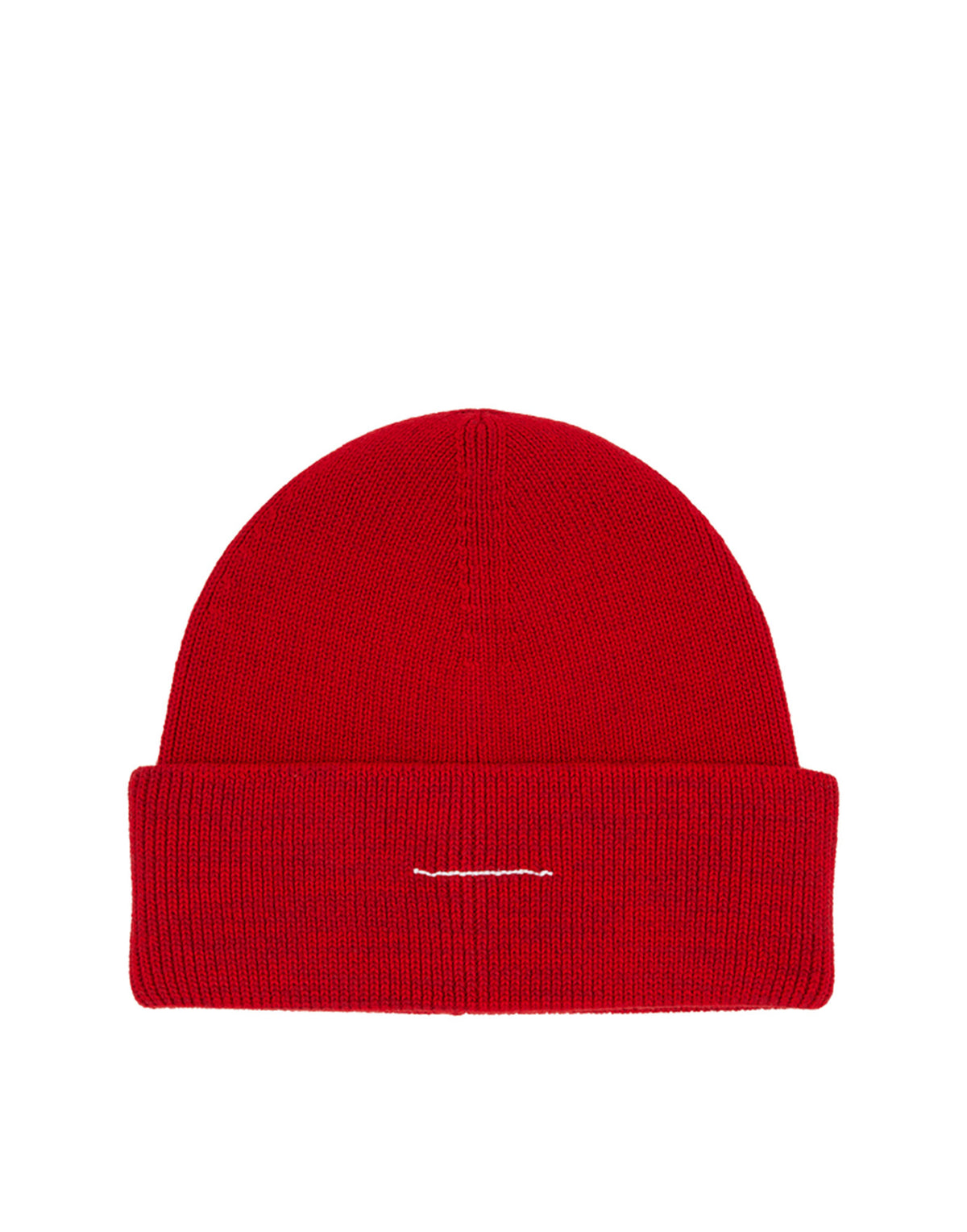 MM6 MAISON MARGIELA Berretto Stitch Line Rosso