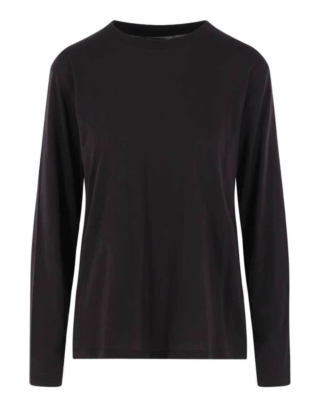 THIBAULT VAN DER STRAETE T-Shirt in Jersey di Cotone Pima Nera