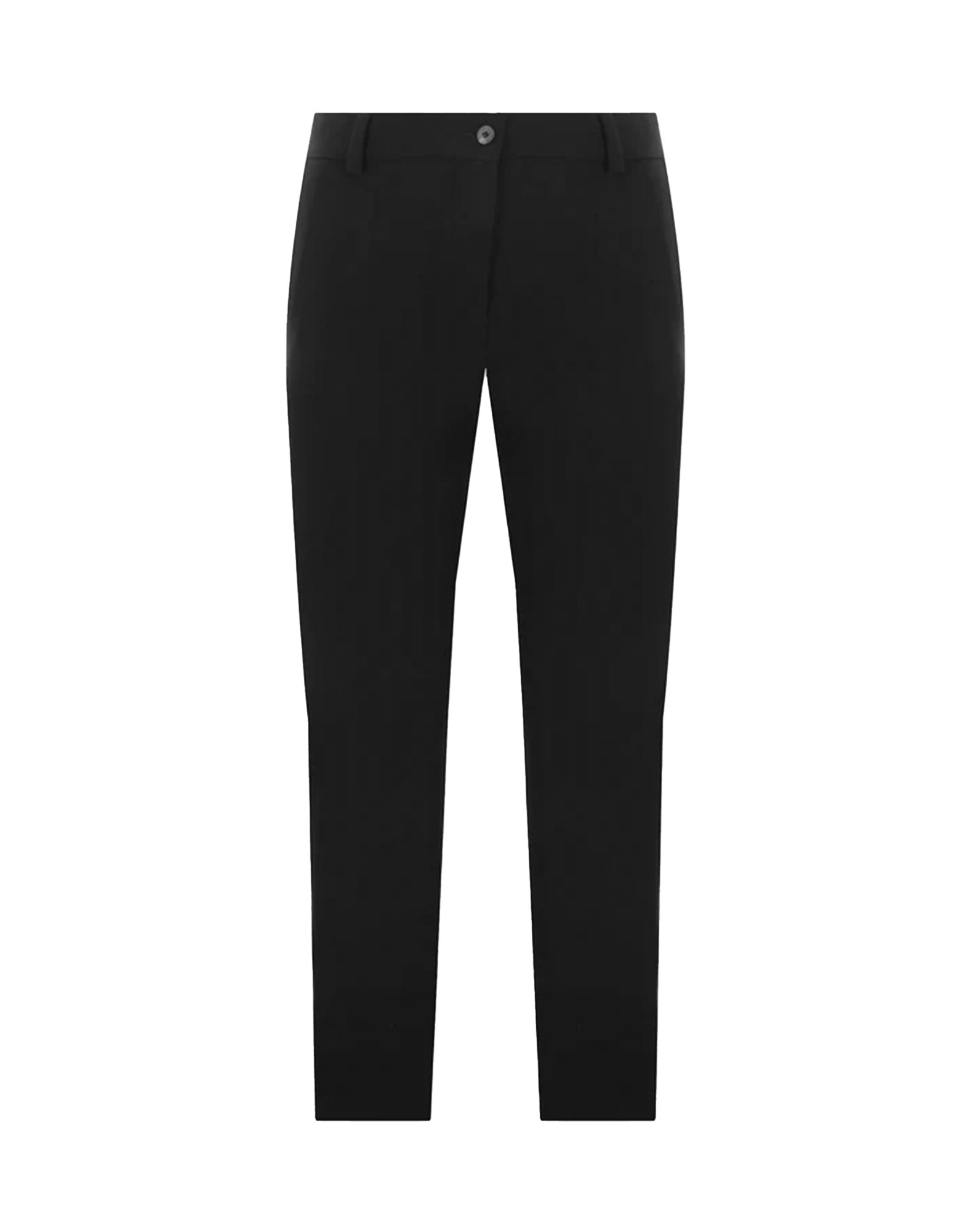 ALBERTO BIANI Pantalone a Trombetta in Tessuto Tecnico Stretch Neri