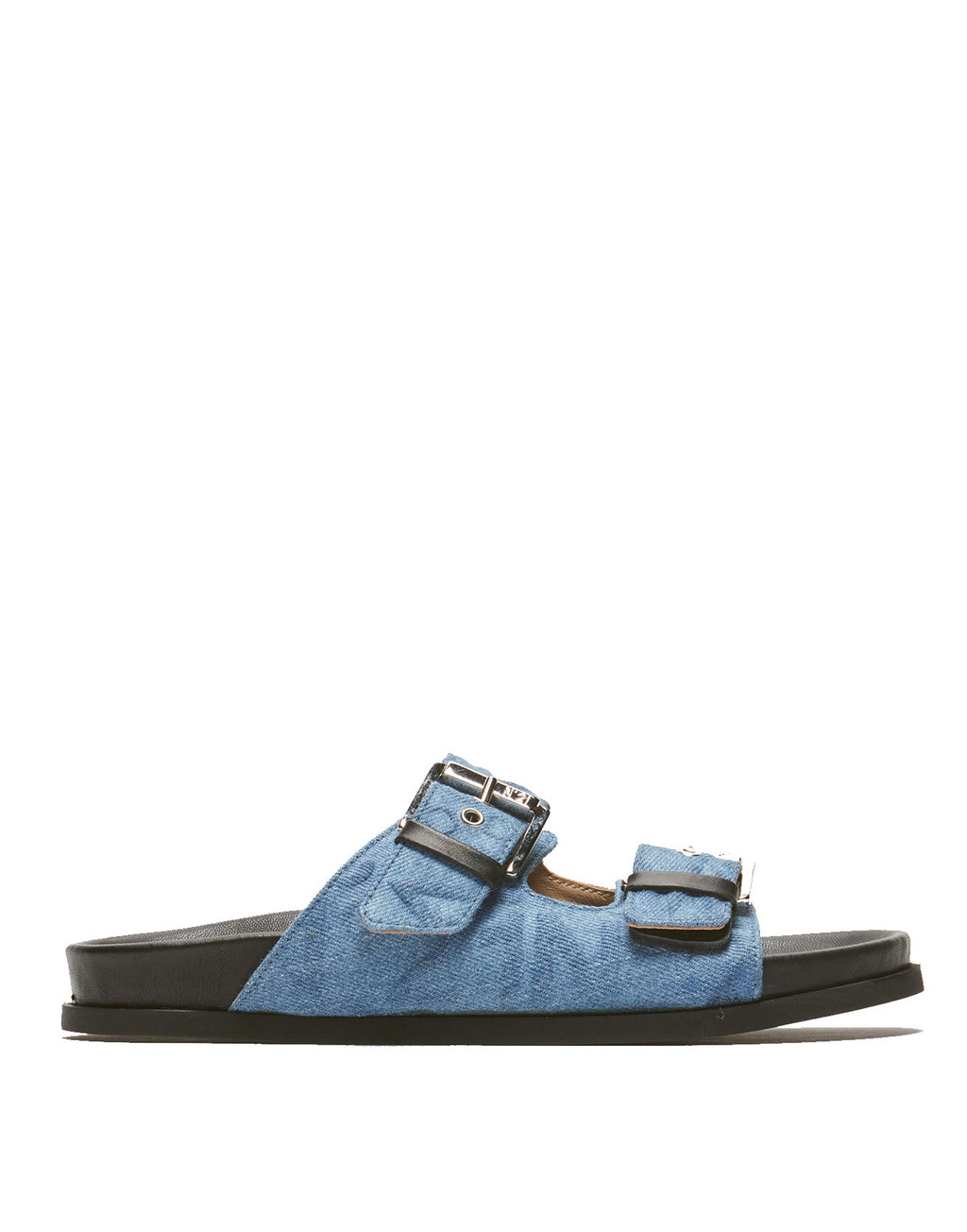 N°21 Sandali a Doppia Fascia in Denim