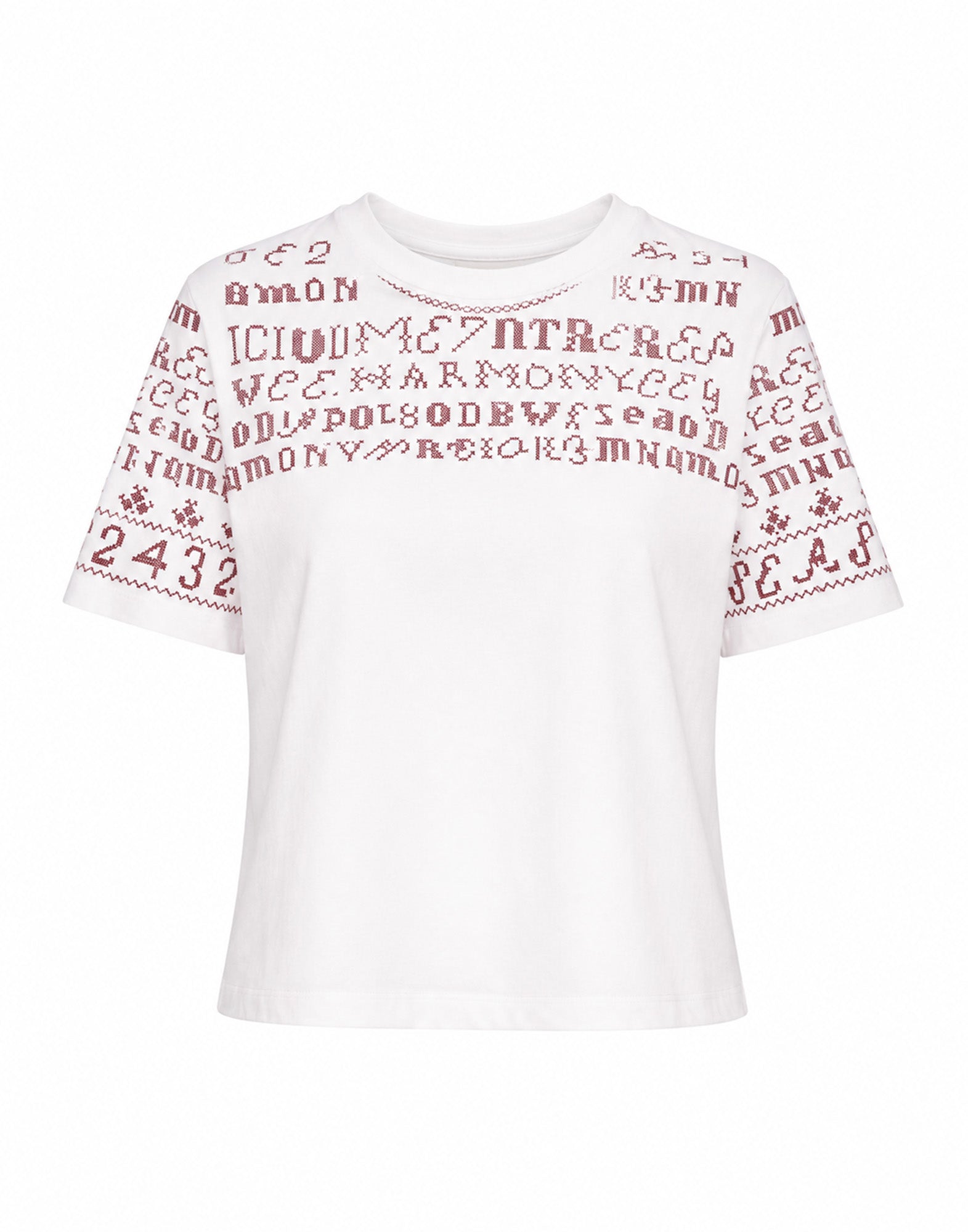 SEA NY T-Shirt in Cotone Ricamata