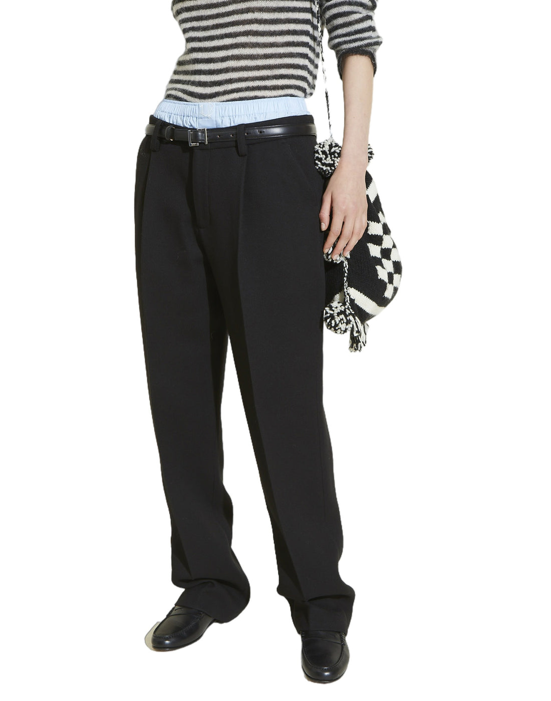 LAURENCE BRAS Pantaloni Less Neri
