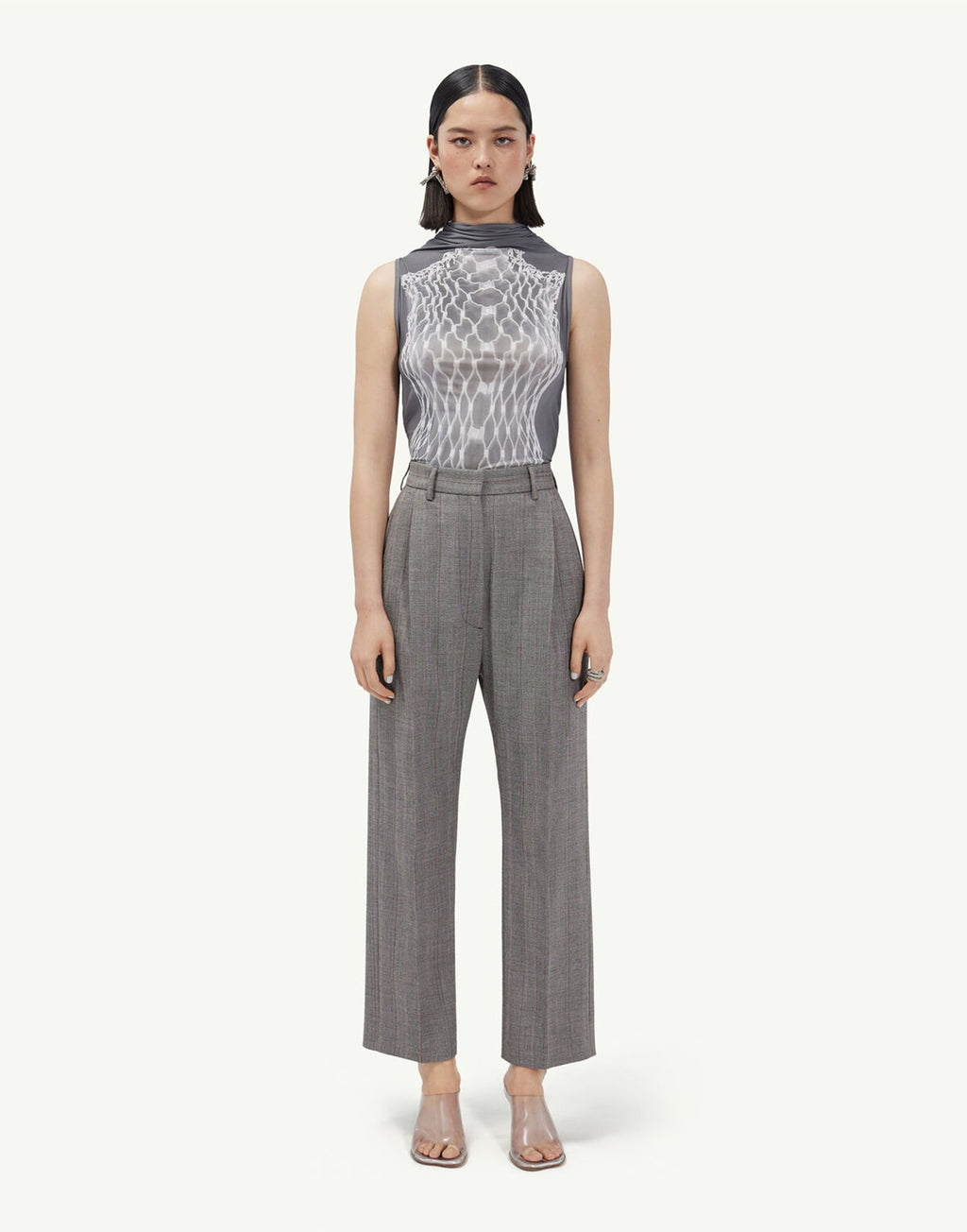 MM6 MAISON MARGIELA Pantaloni
Cropped Con Pieghe