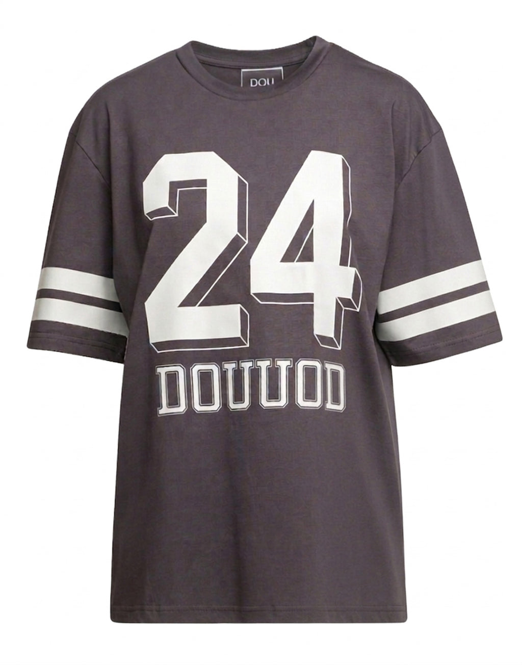 DOUUOD T-shirt Numeric Logo 24 Antracite