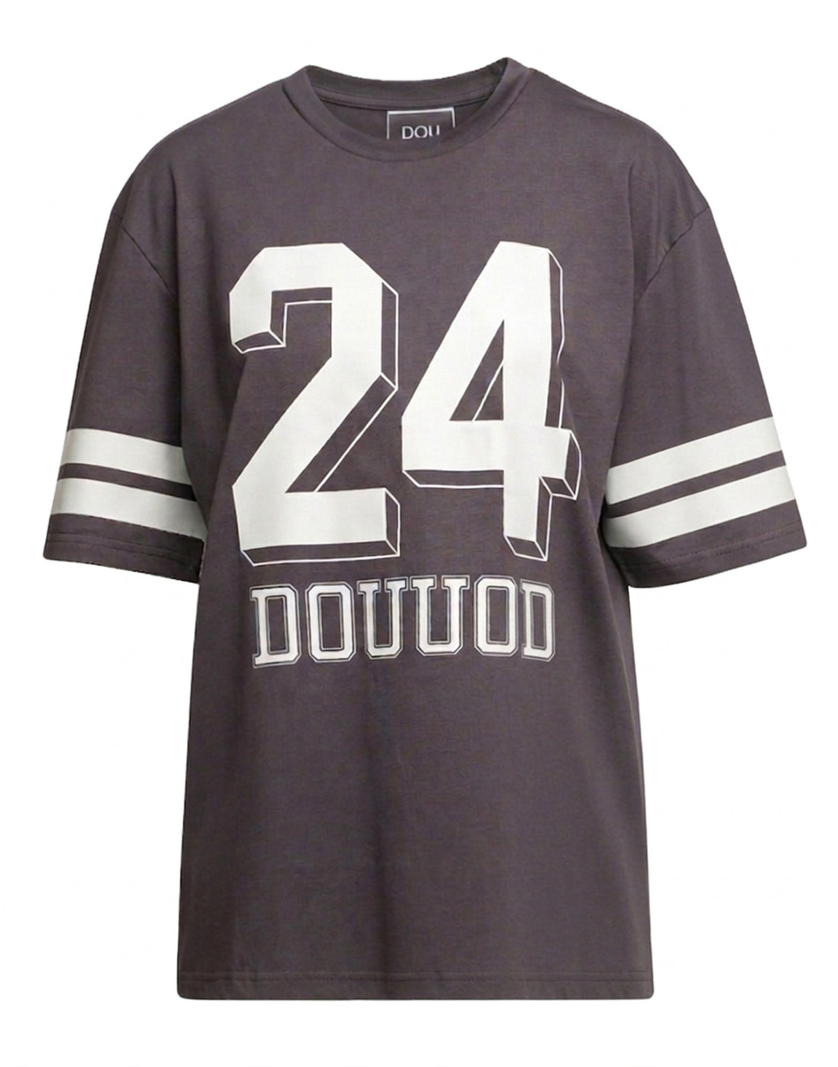 DOUUOD T-shirt Numeric Logo 24 Antracite