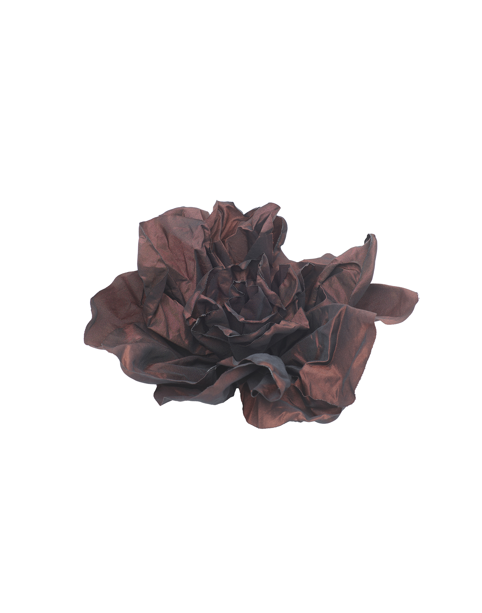 DOUUOD Spilla Fiore in Taffetà Ciocco