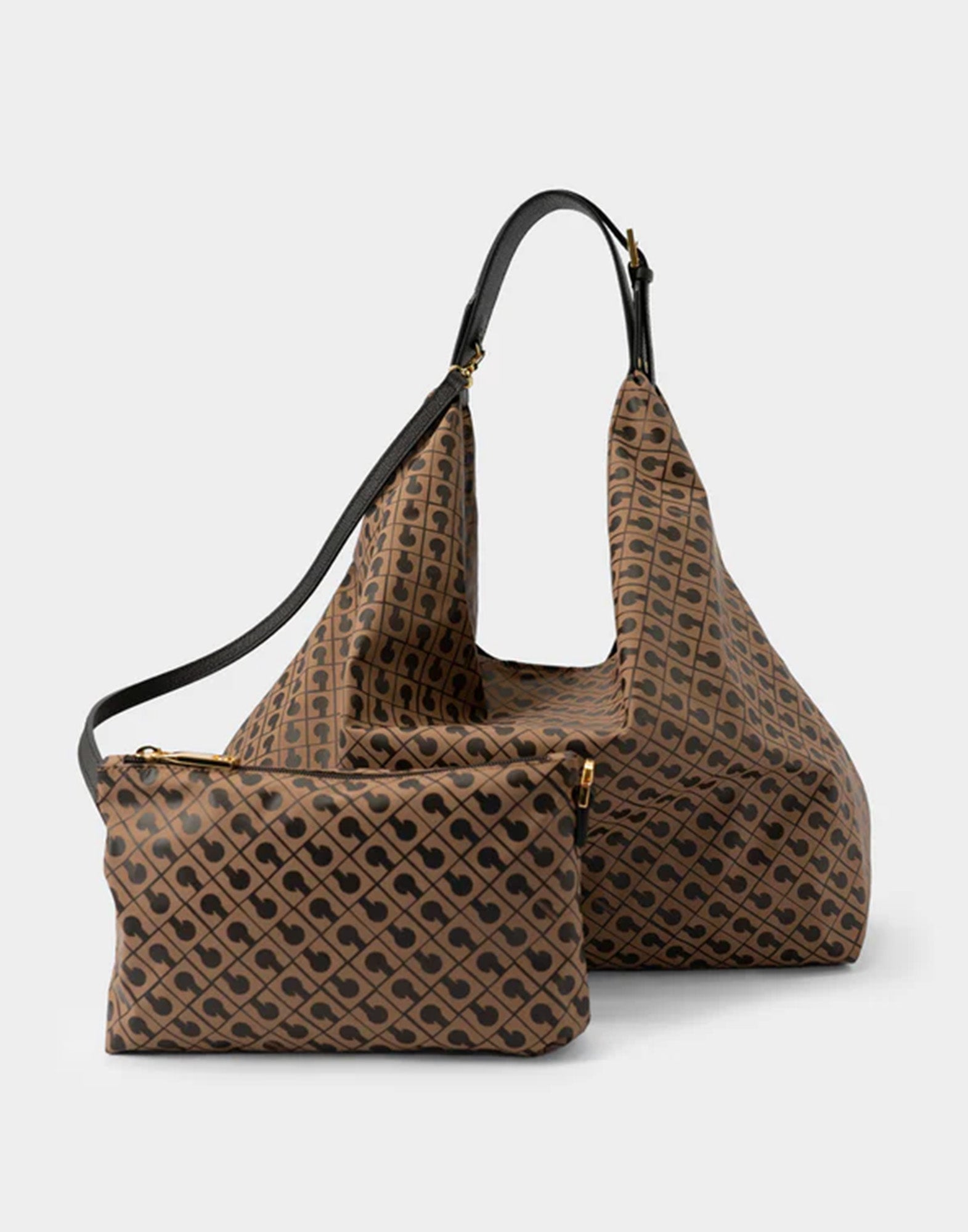 GHERARDINI Borsa Amazzonia in Tessuto Softy Toffee
