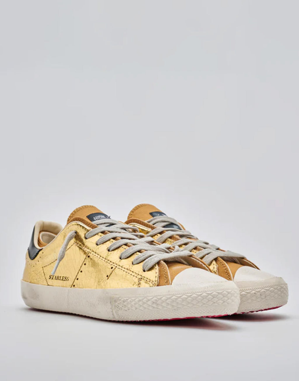 HIDNANDER Sneakers Starless Low Metal Gold
