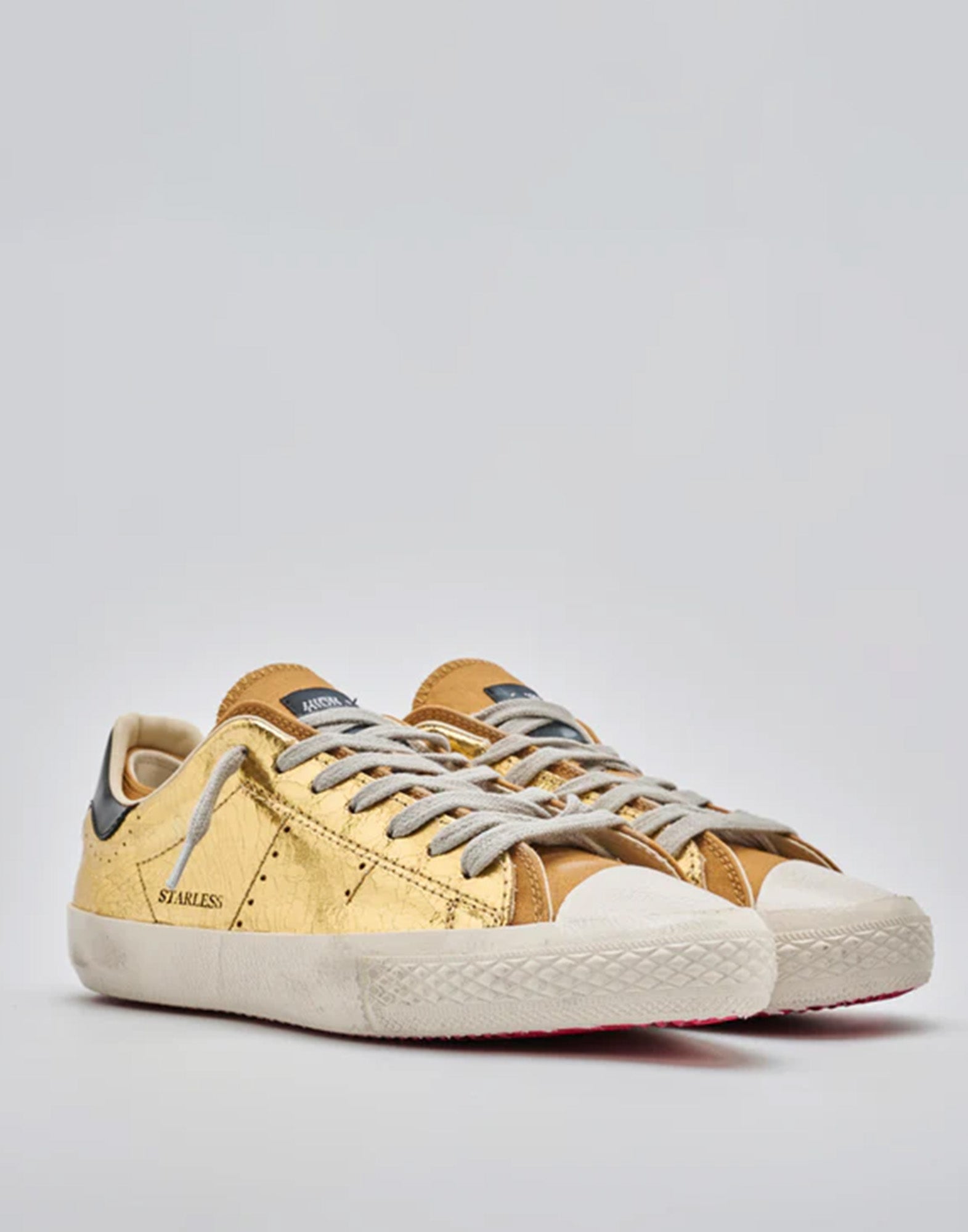 HIDNANDER Sneakers Starless Low Metal Gold