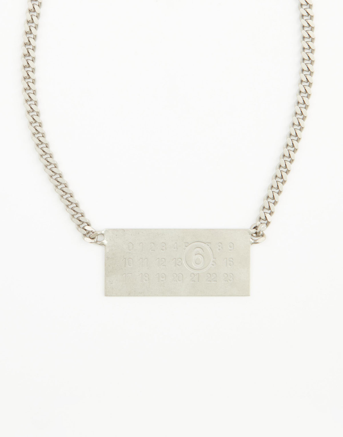 MM6 MAISON MARGIELA Collana in Palladio Burattato