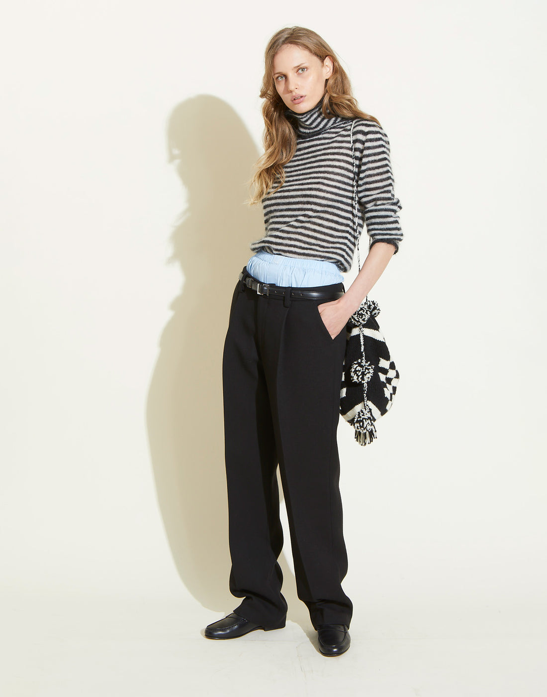 LAURENCE BRAS Pantaloni Less Neri