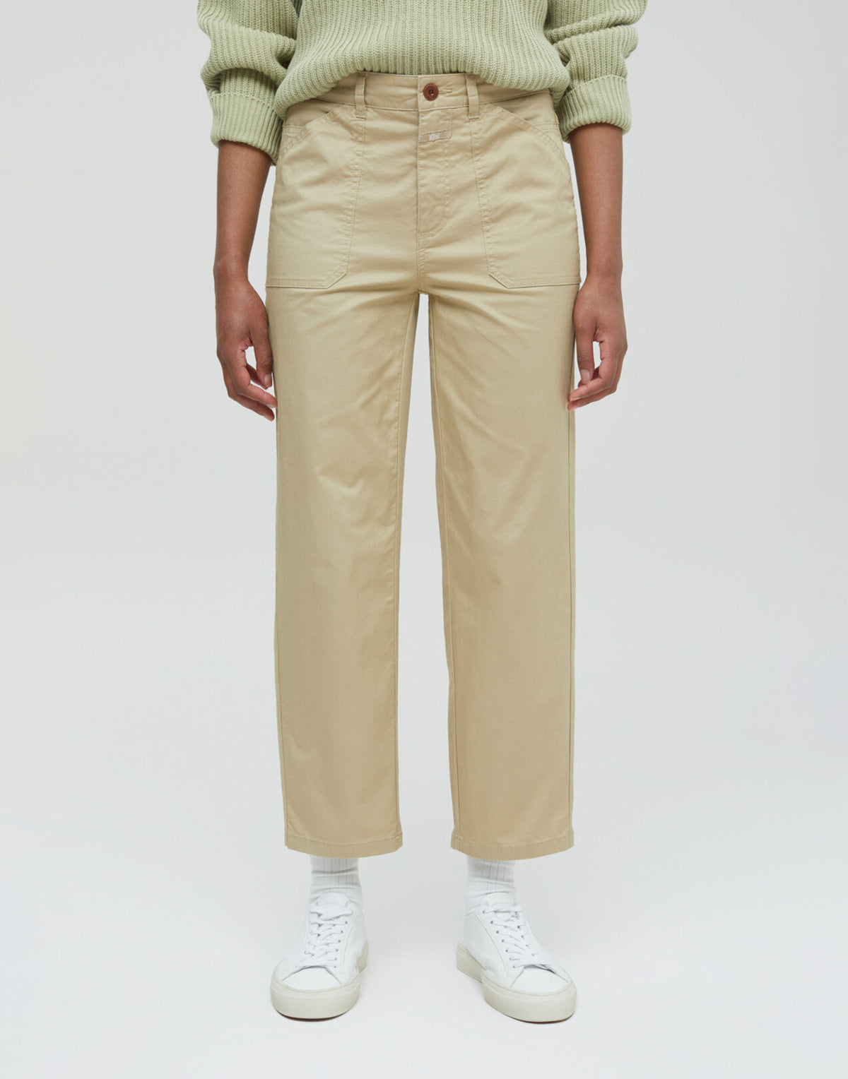 PANTALON Abe en coton Dried Teak CLOSED
