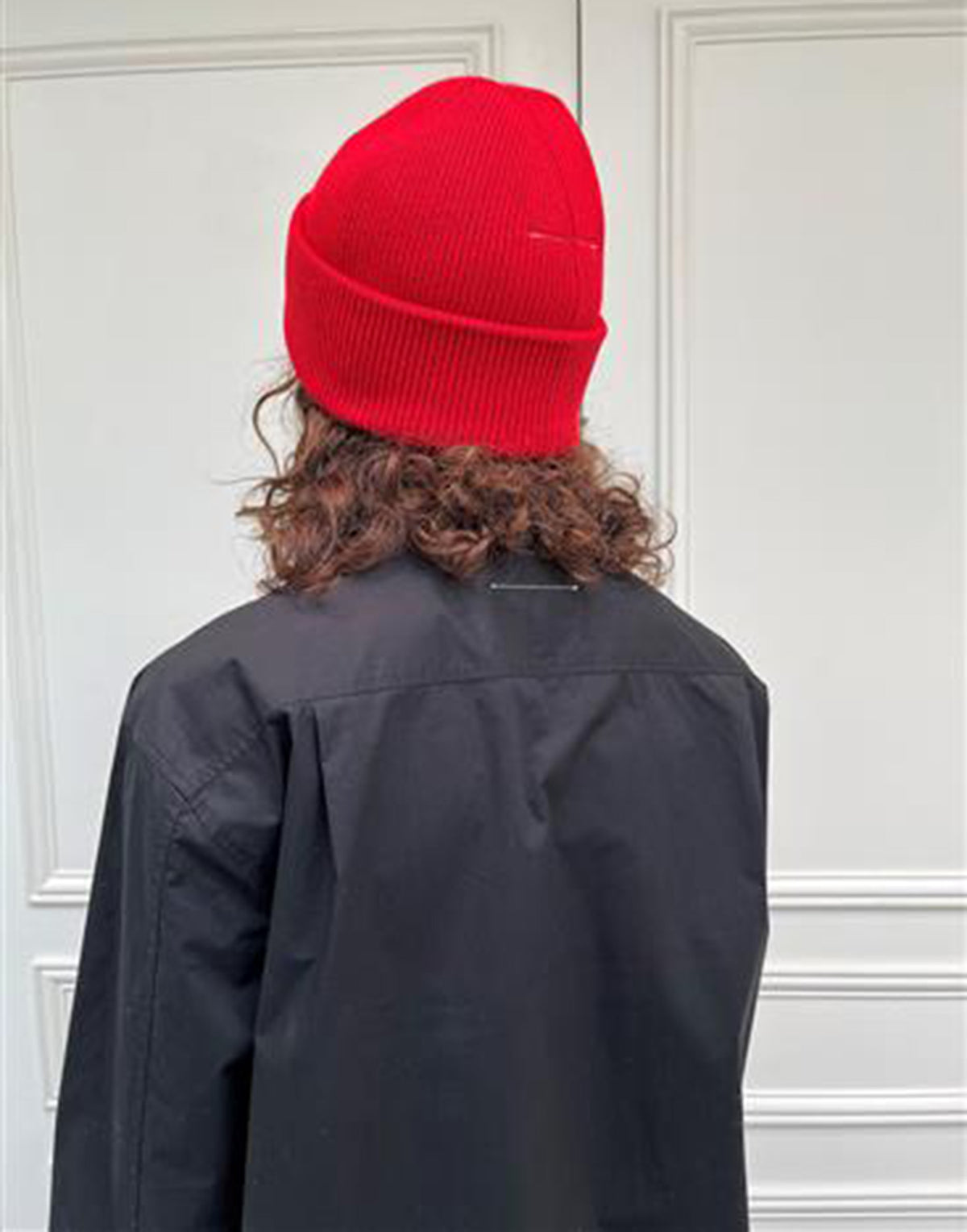 MM6 MAISON MARGIELA Berretto Stitch Line Rosso