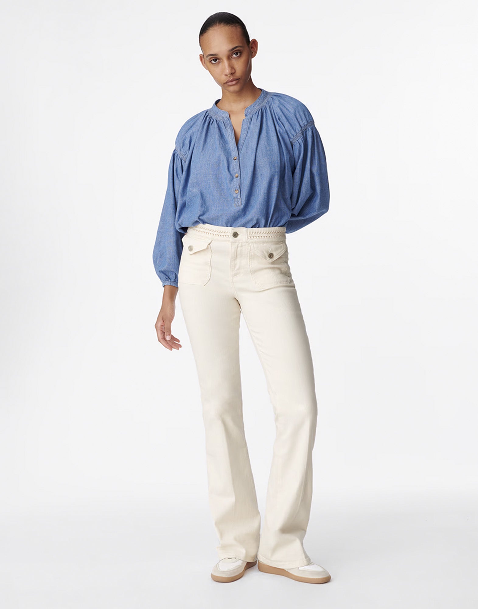 VANESSA BRUNO Jeans Nano Bootcut Naturel