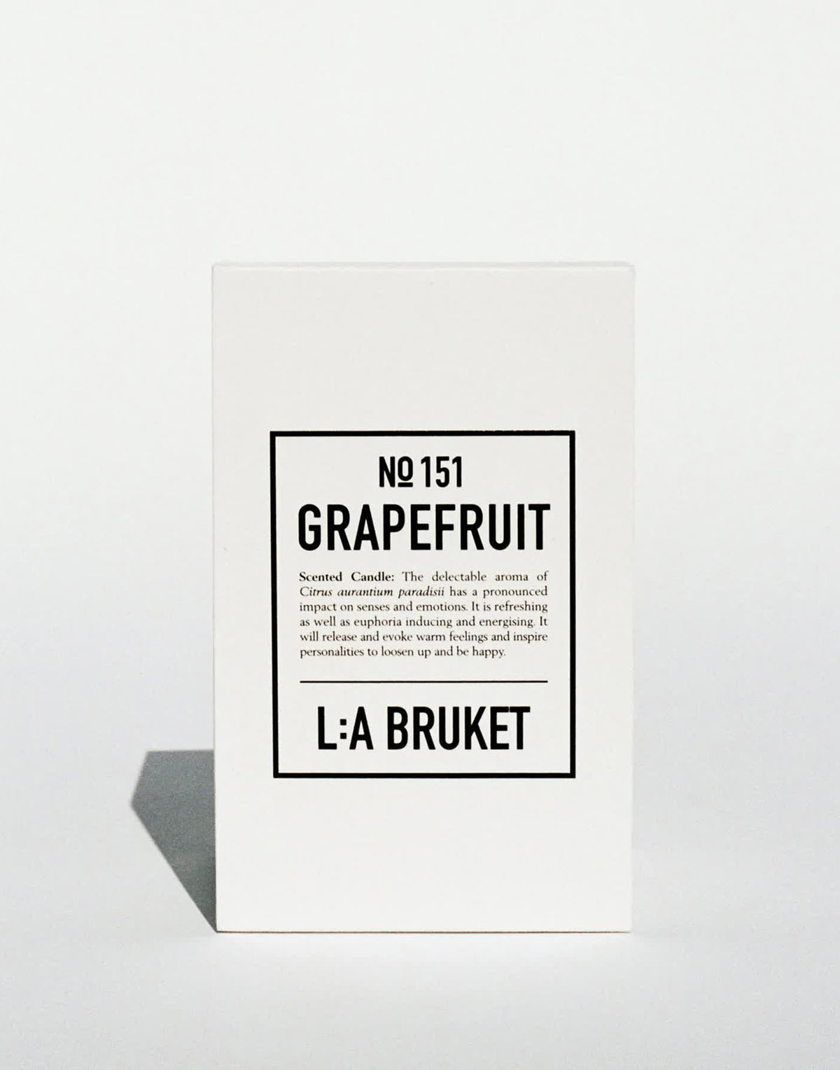 L:A BRUKET 151 Bougie parfumée Pamplemousse 260 g