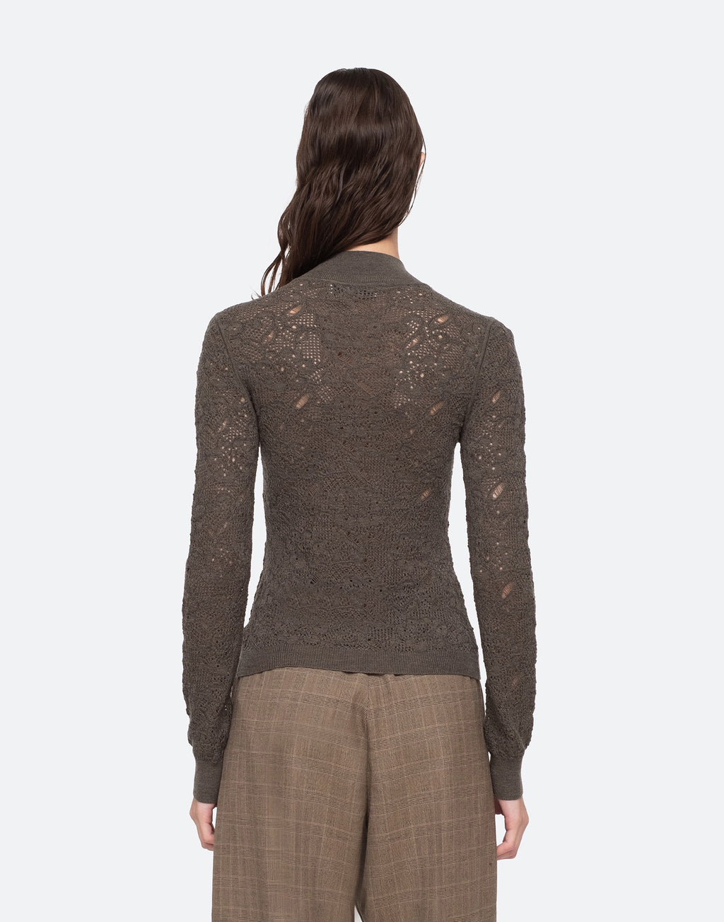 SEA NY Maglia Nelle in Lana con Ricamo
