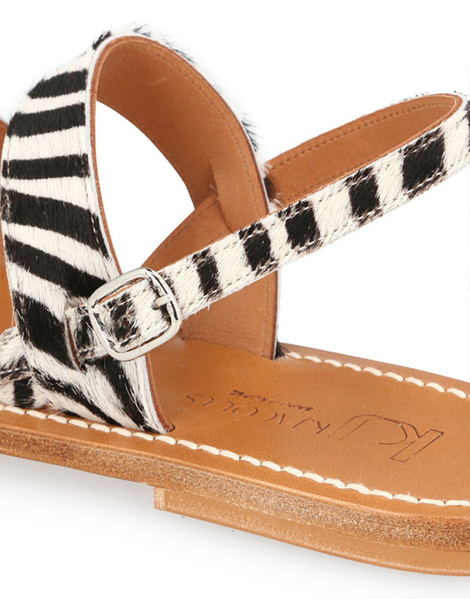K.JACQUES Sandali Barigoule in Cavallino Zebra