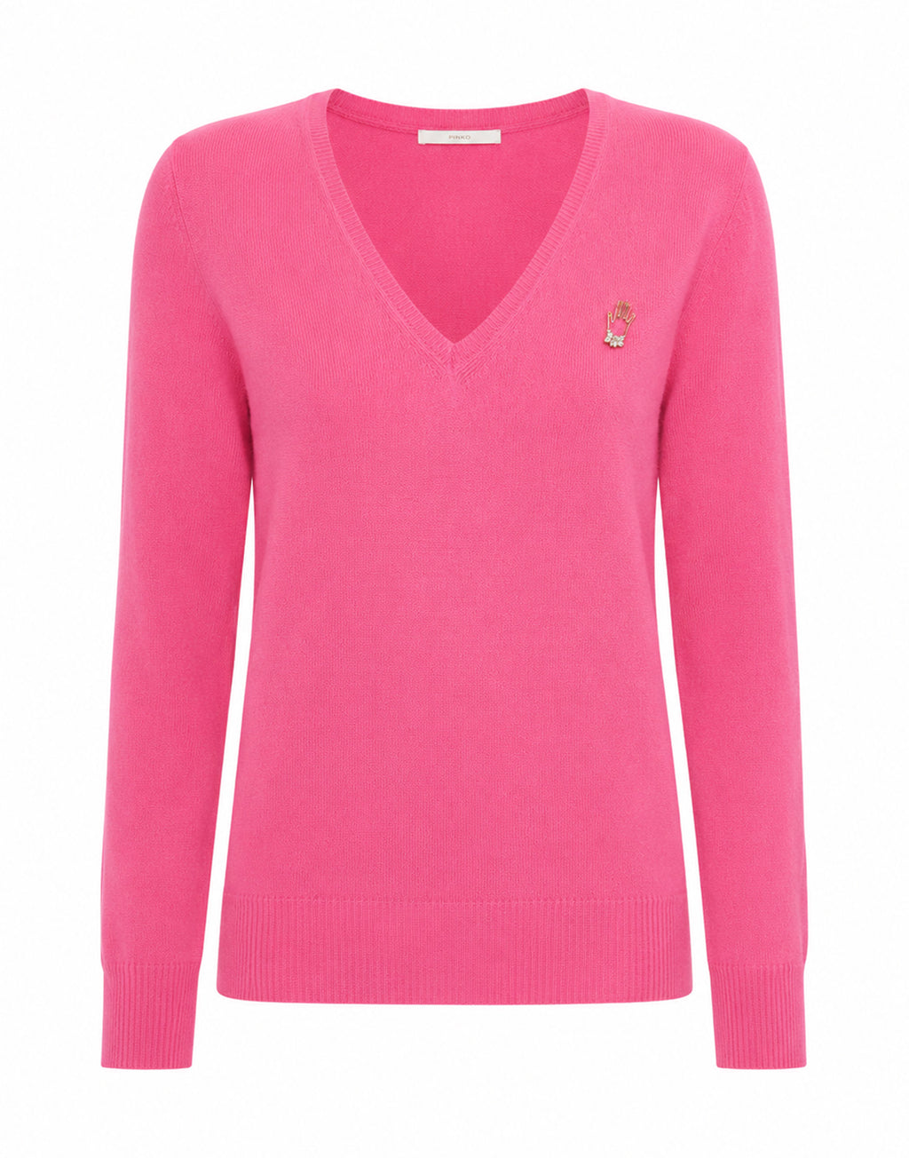 VIVETTA Maglia in Cashmere con Spilla Mano
