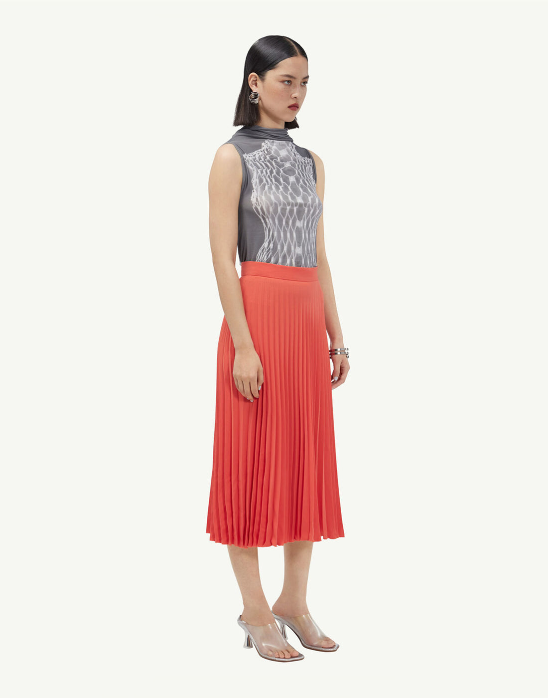 MM6 MAISON MARGIELA Gonna Plissettata