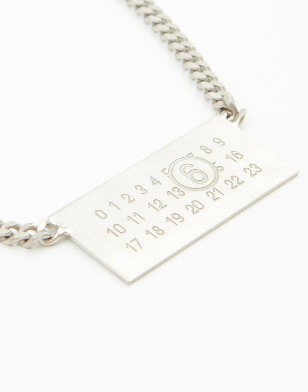 MM6 MAISON MARGIELA Collana in Palladio Burattato