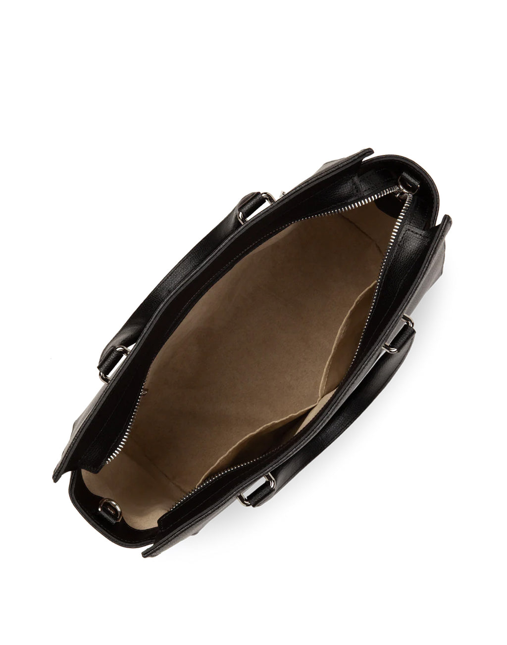 LANCASTER Borsa Grande Sierra in Pelle Granulata Noir