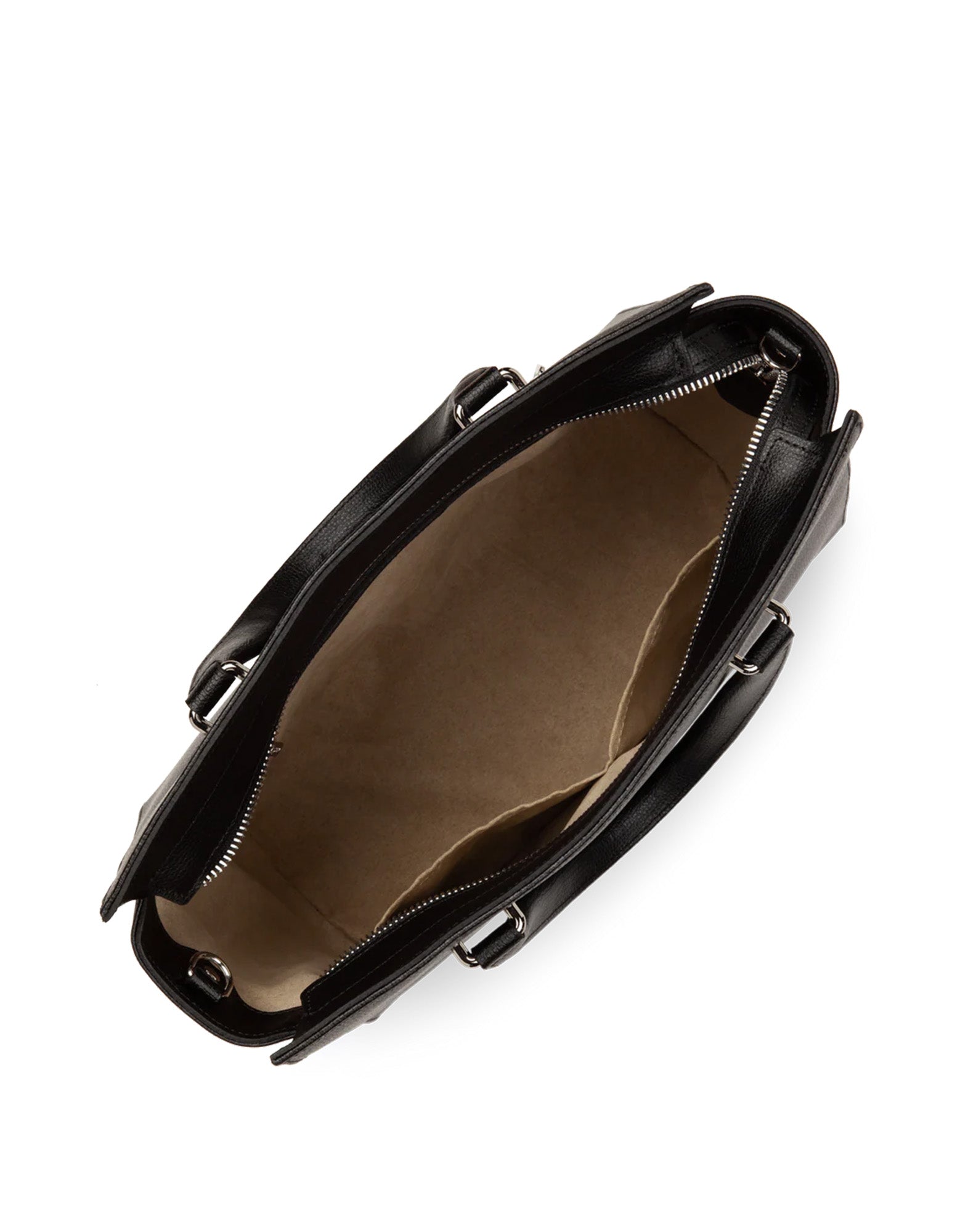 LANCASTER Borsa Grande Sierra in Pelle Granulata Noir