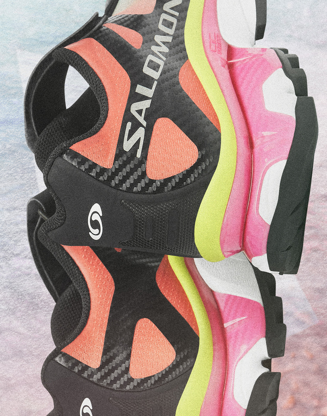 MM6 MAISON MARGIELA x SALOMON Sneakers XT-Mary J Ginger/Electric Green/Knockout Green
