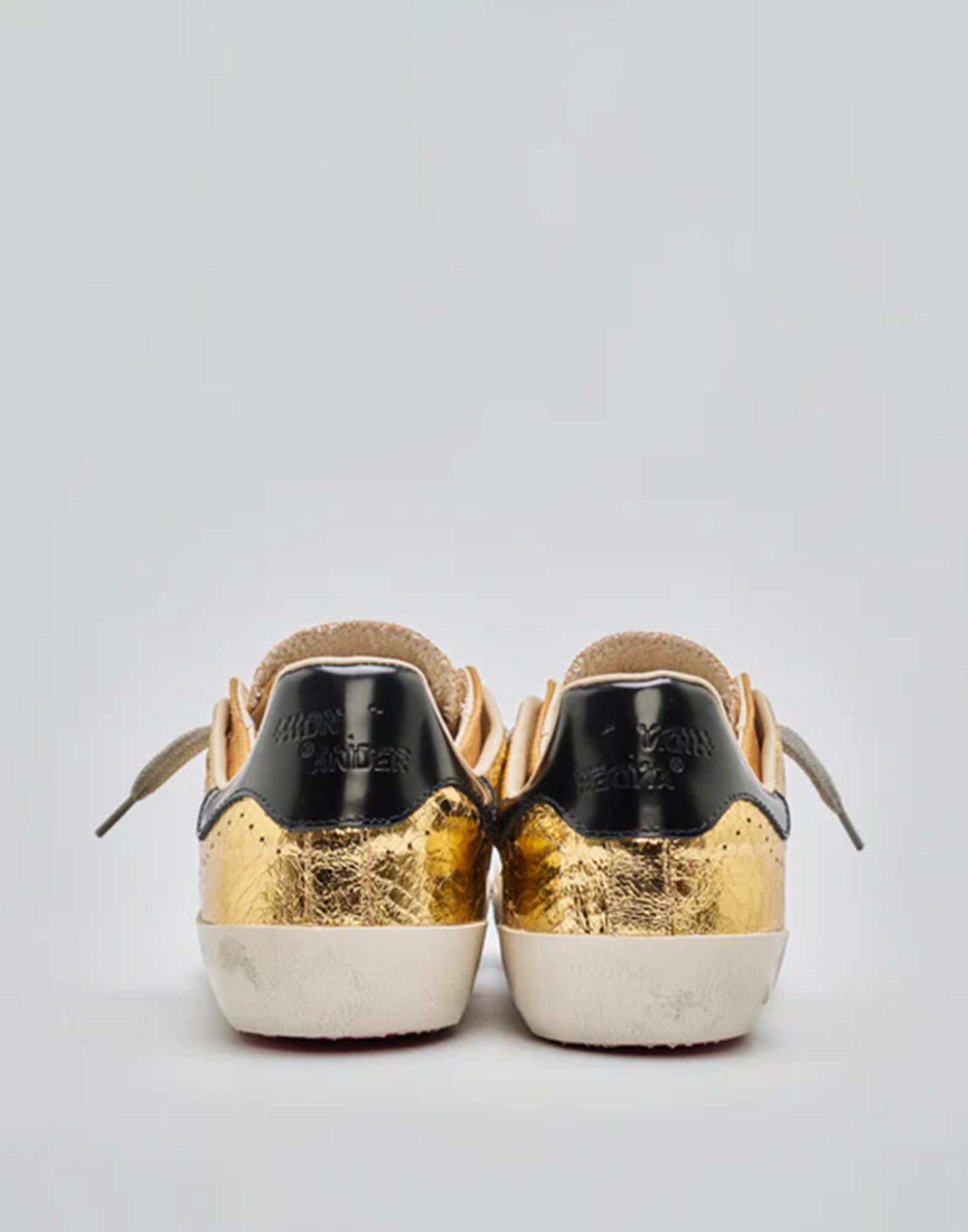 HIDNANDER Sneakers Starless Low Metal Gold